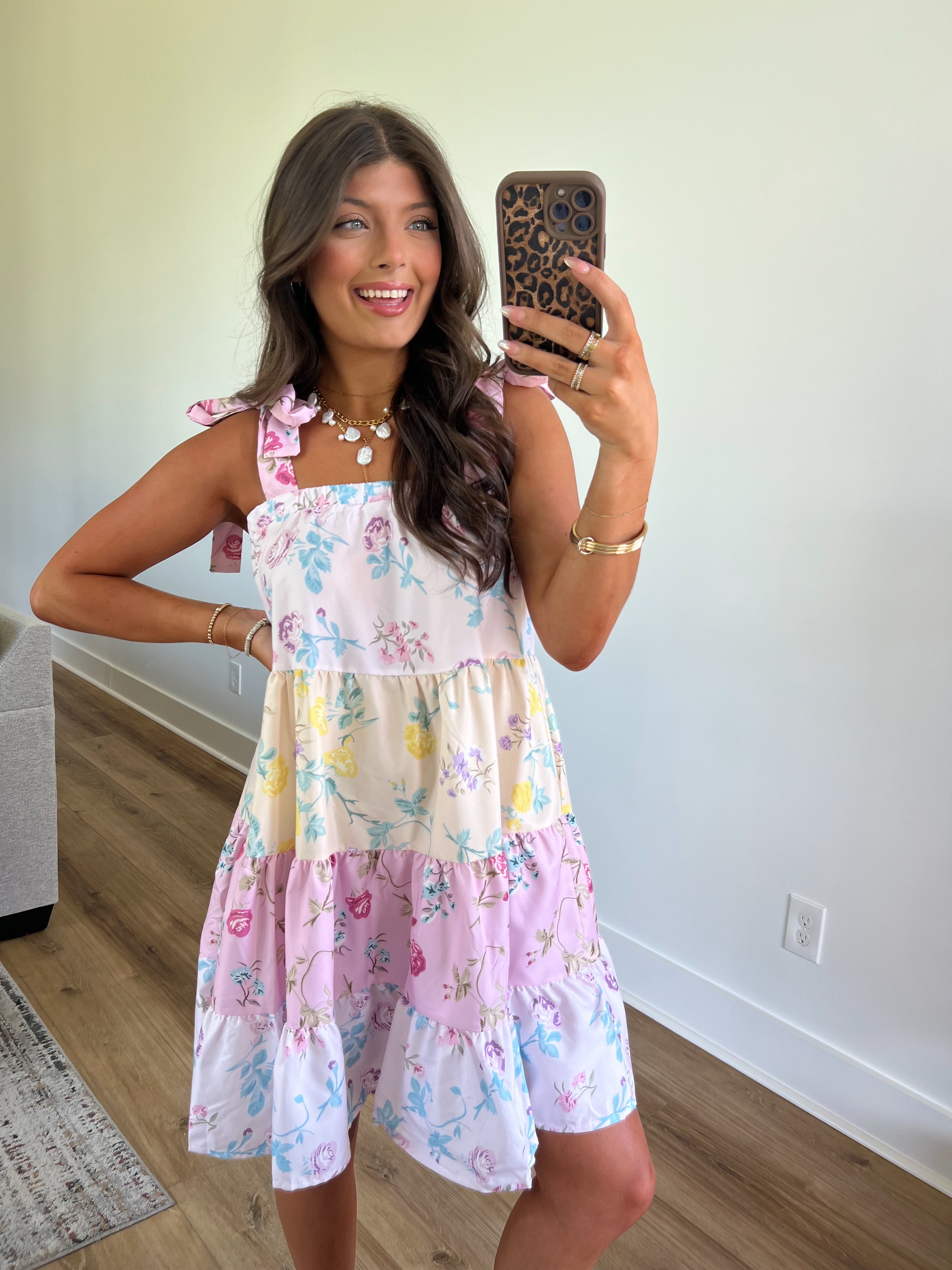 Sunny Day Floral Mini Dress