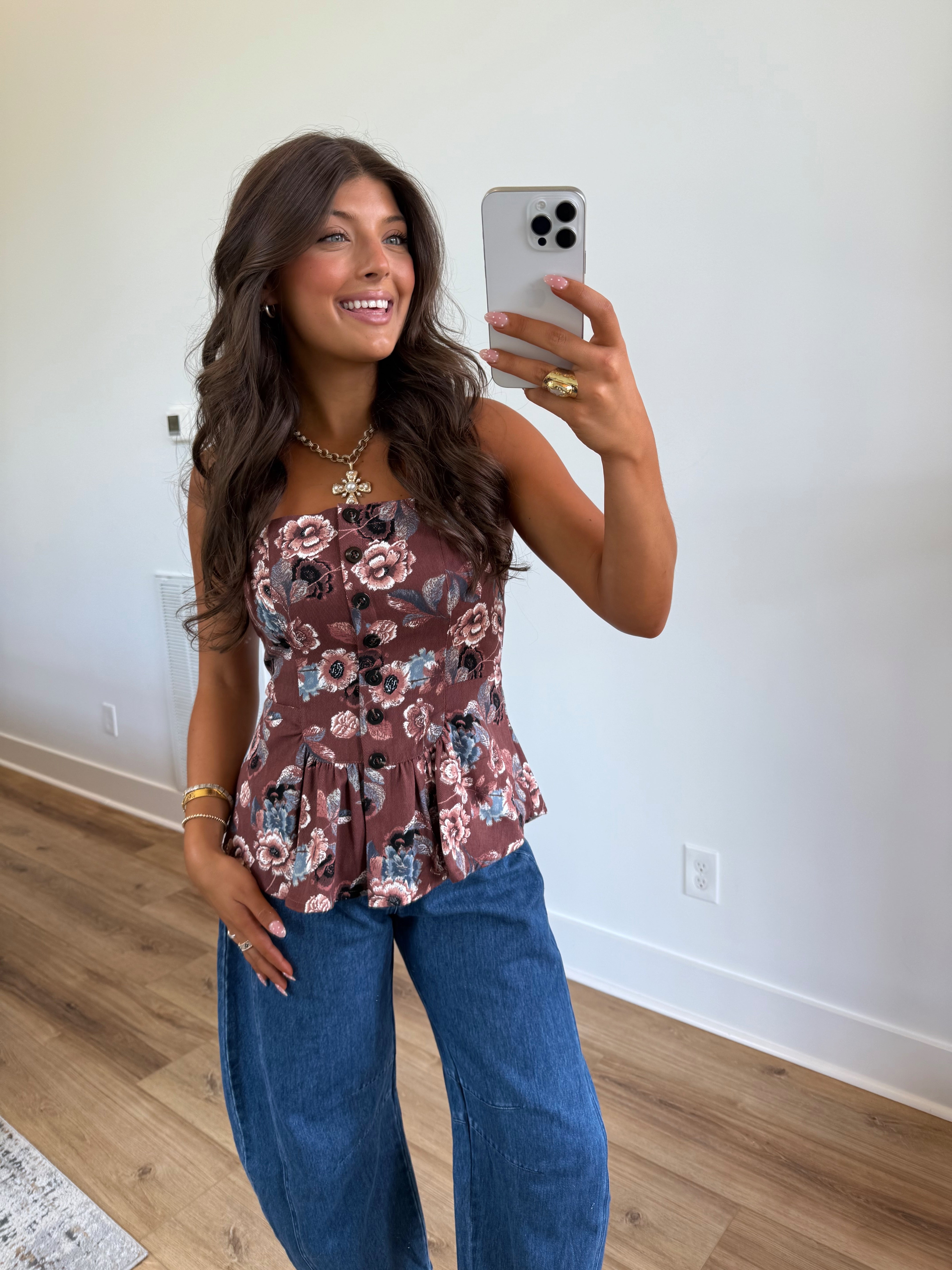 Fleur de Fall Halter Neck