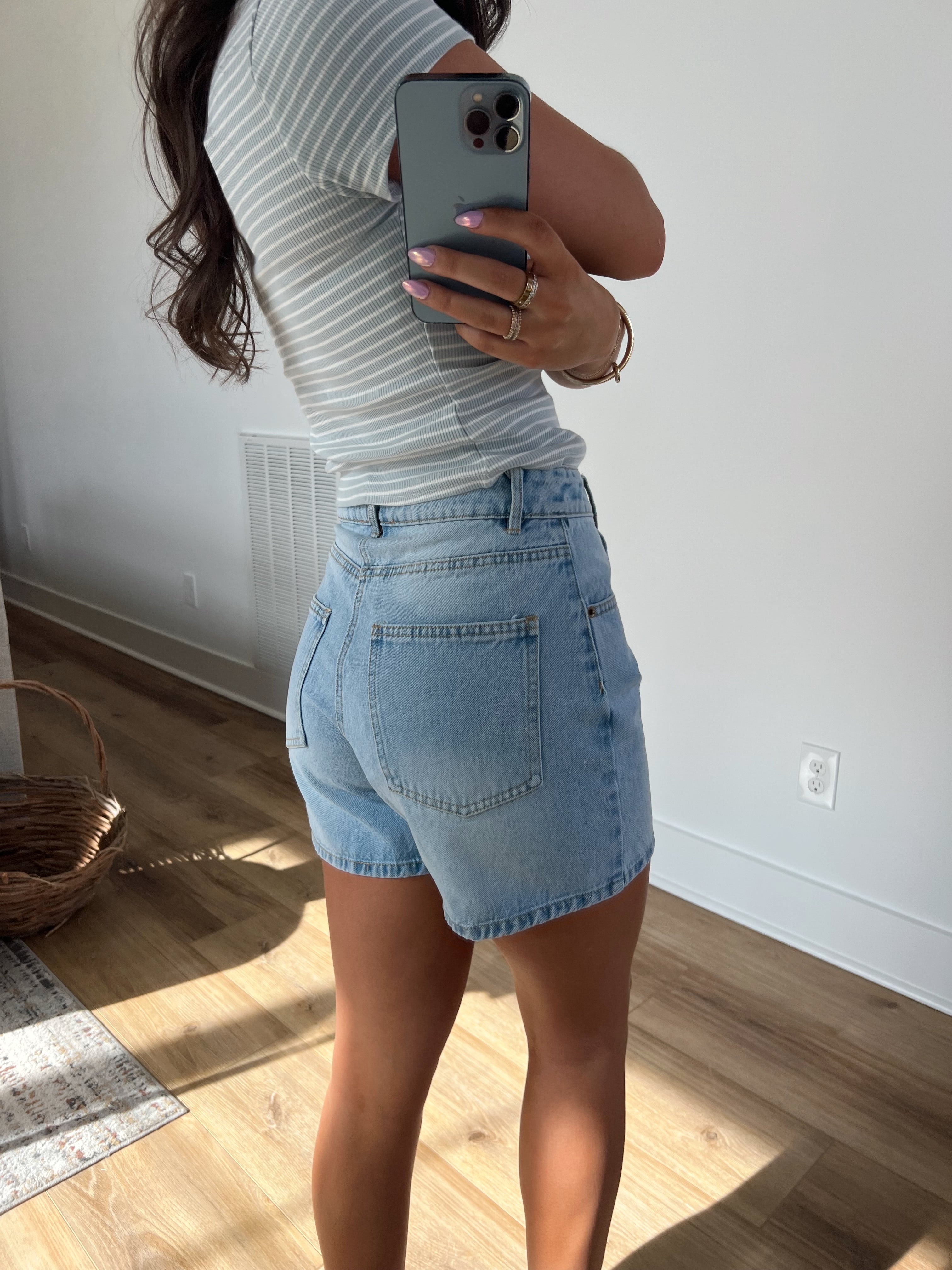 David Denim Shorts