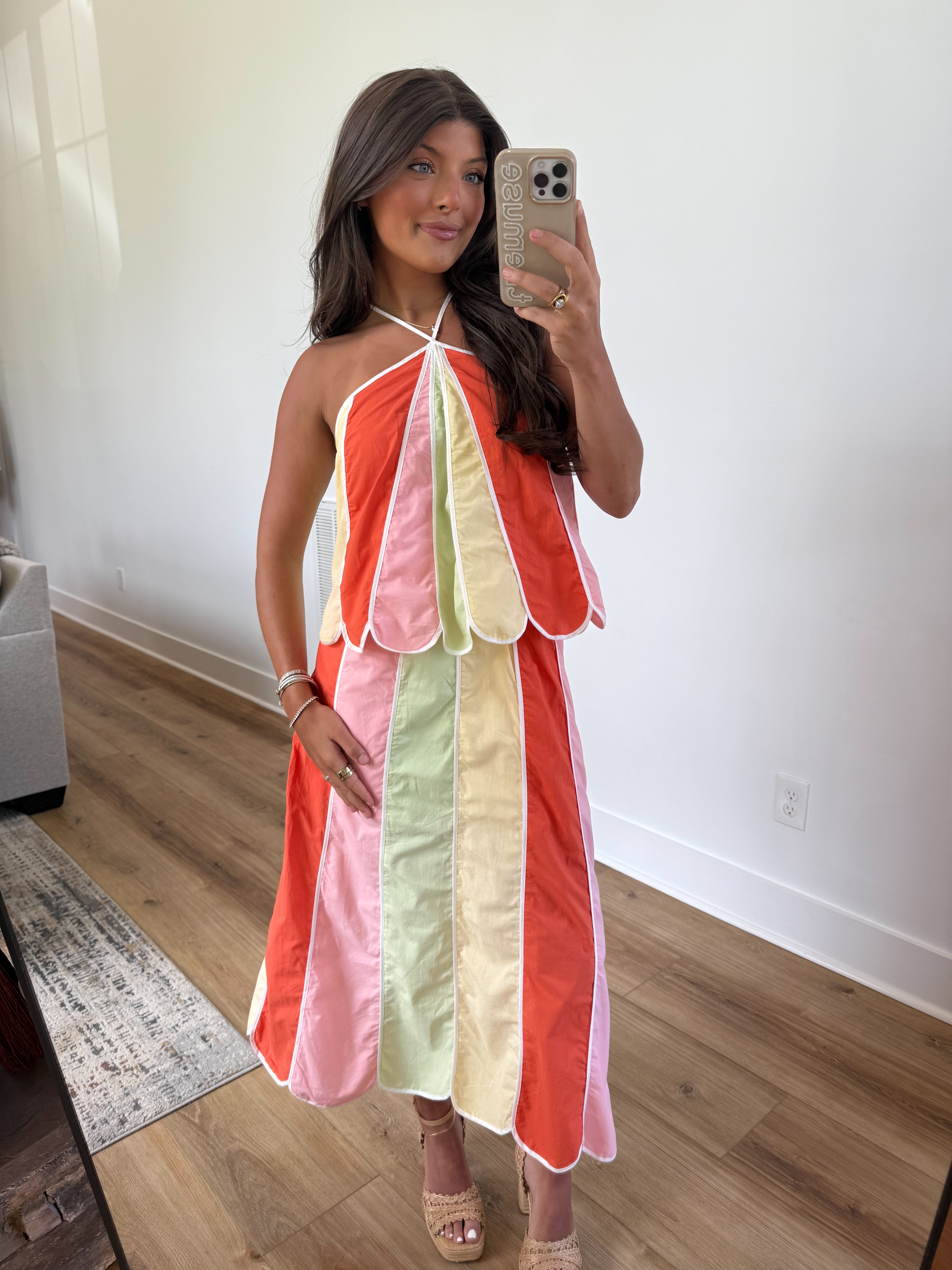Colors Of Summer Midi Dress