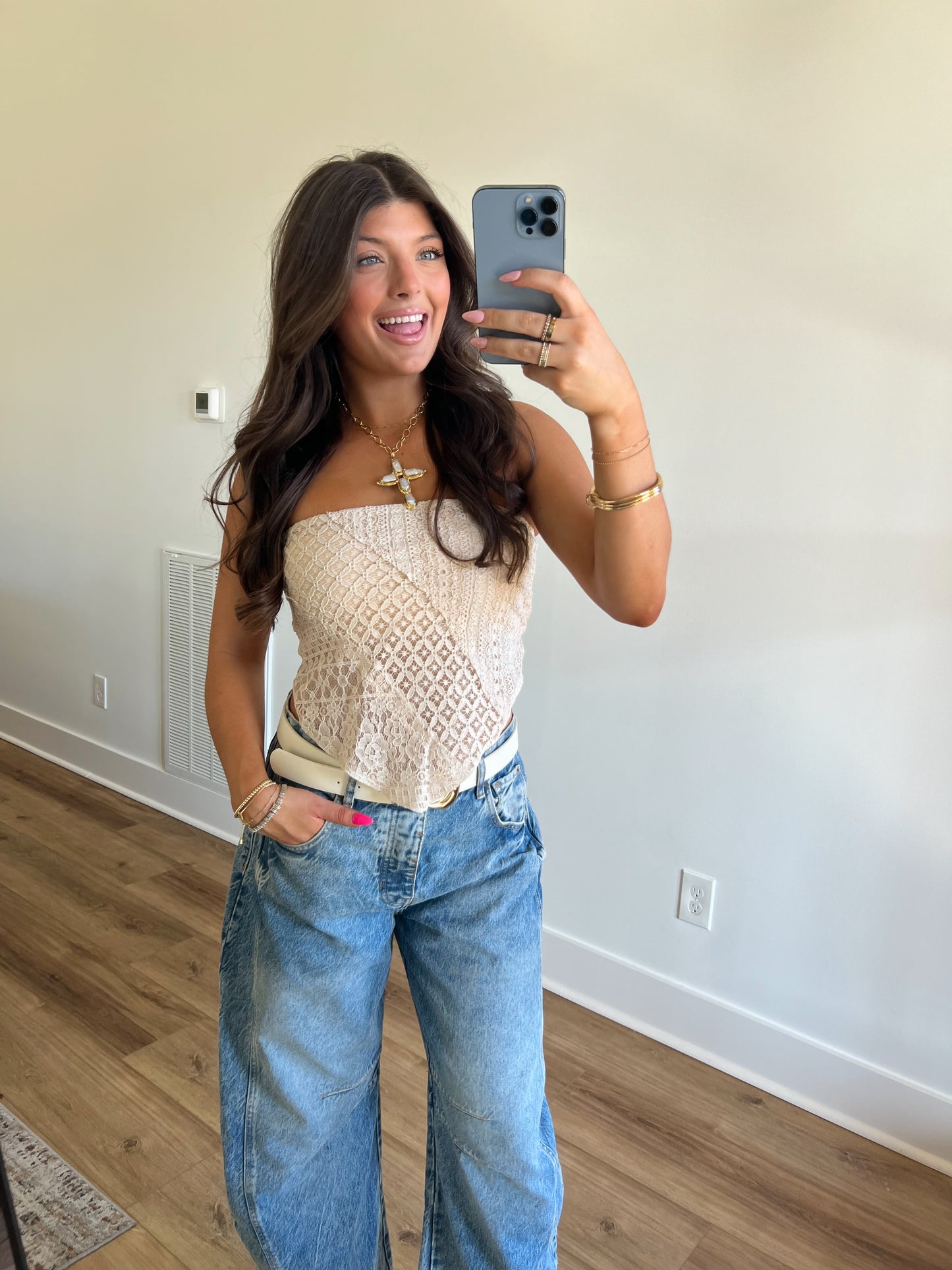 Lace Bandana Top