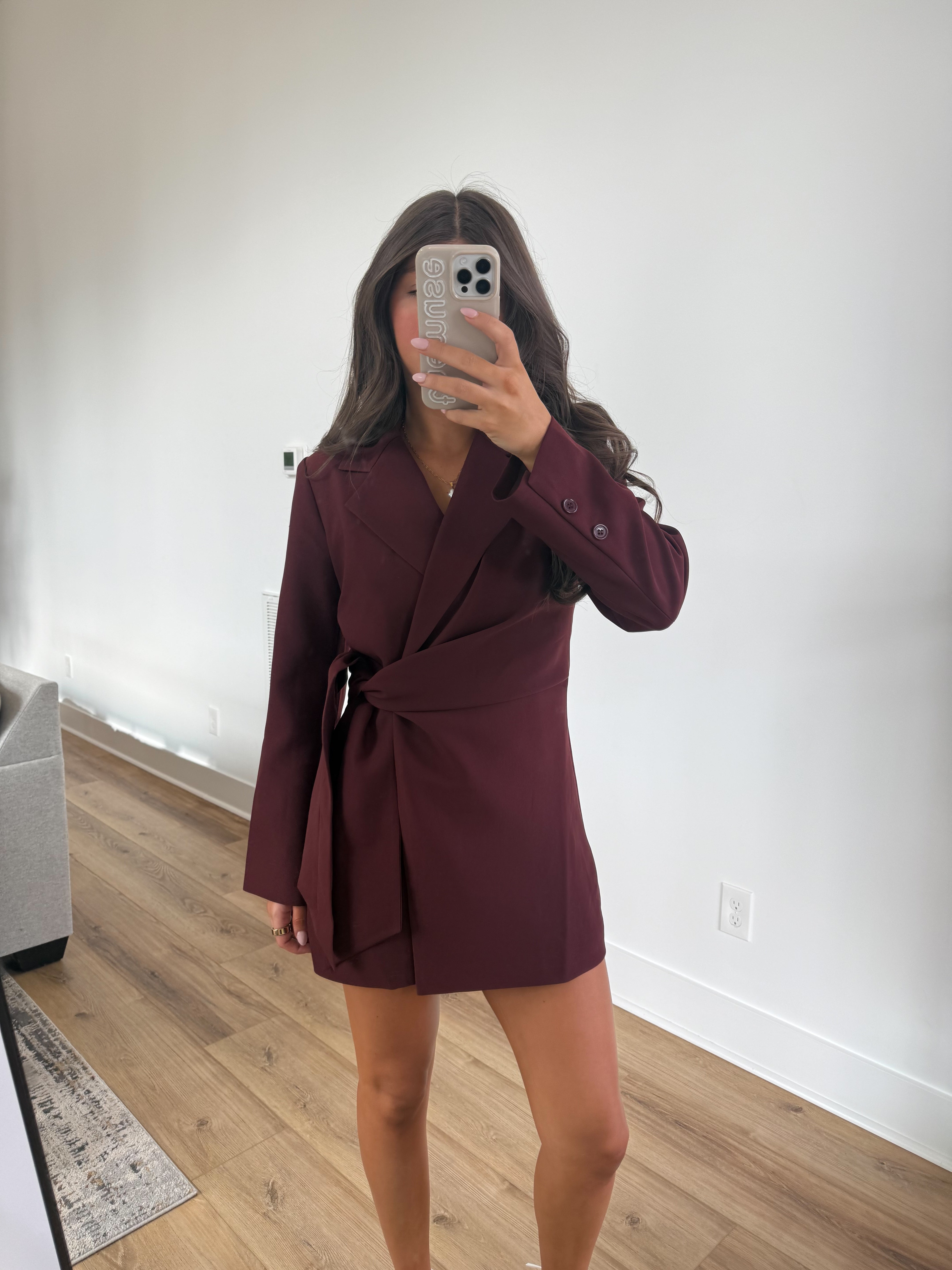 The Merlot Martini Blazer Dress (PRE-ORDER (1-2 weeks)/ Restock)