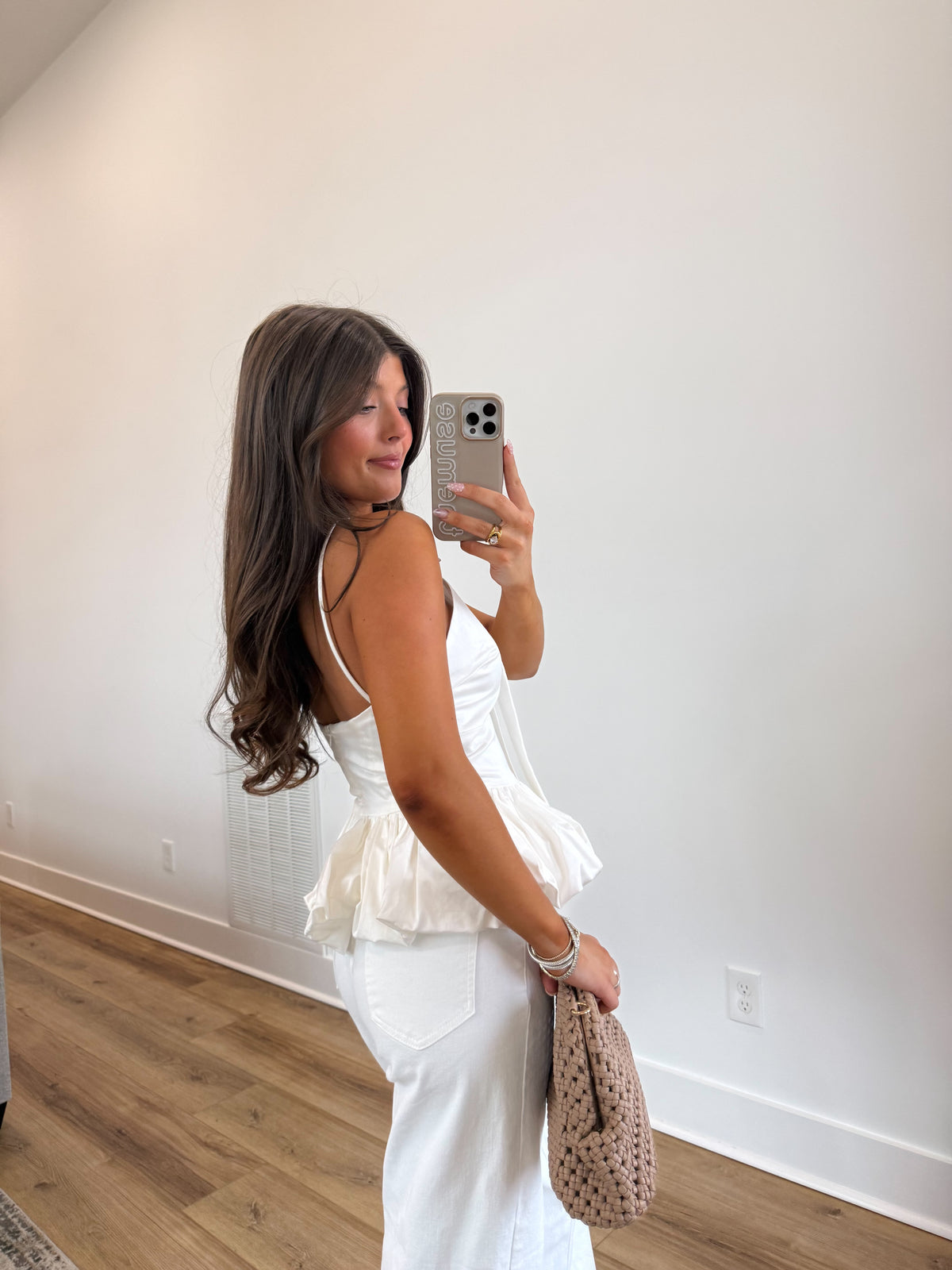 The Ribbon Top (White) – Shop The Muse