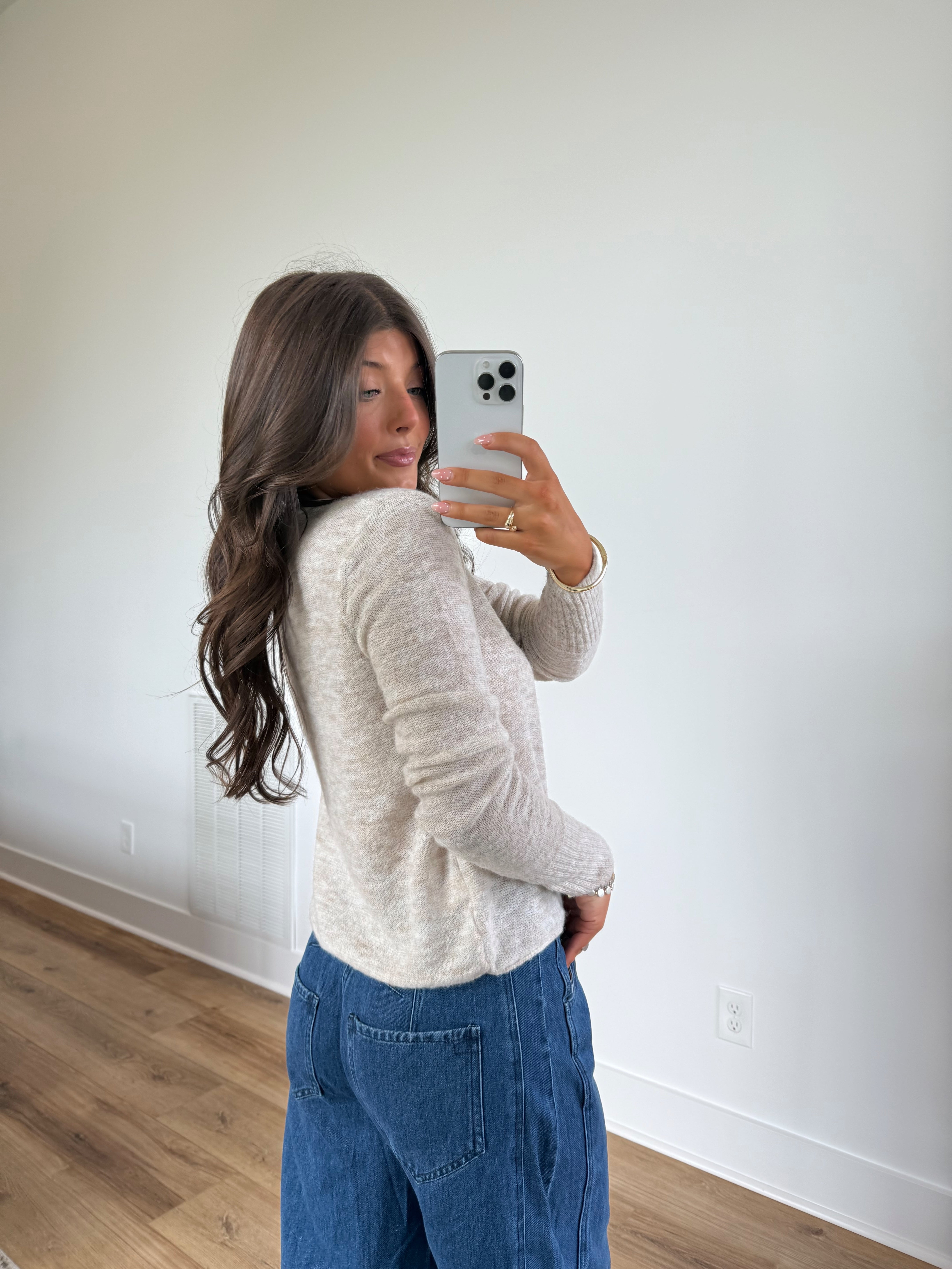 Fifth Avenue Cardigan (Cream)