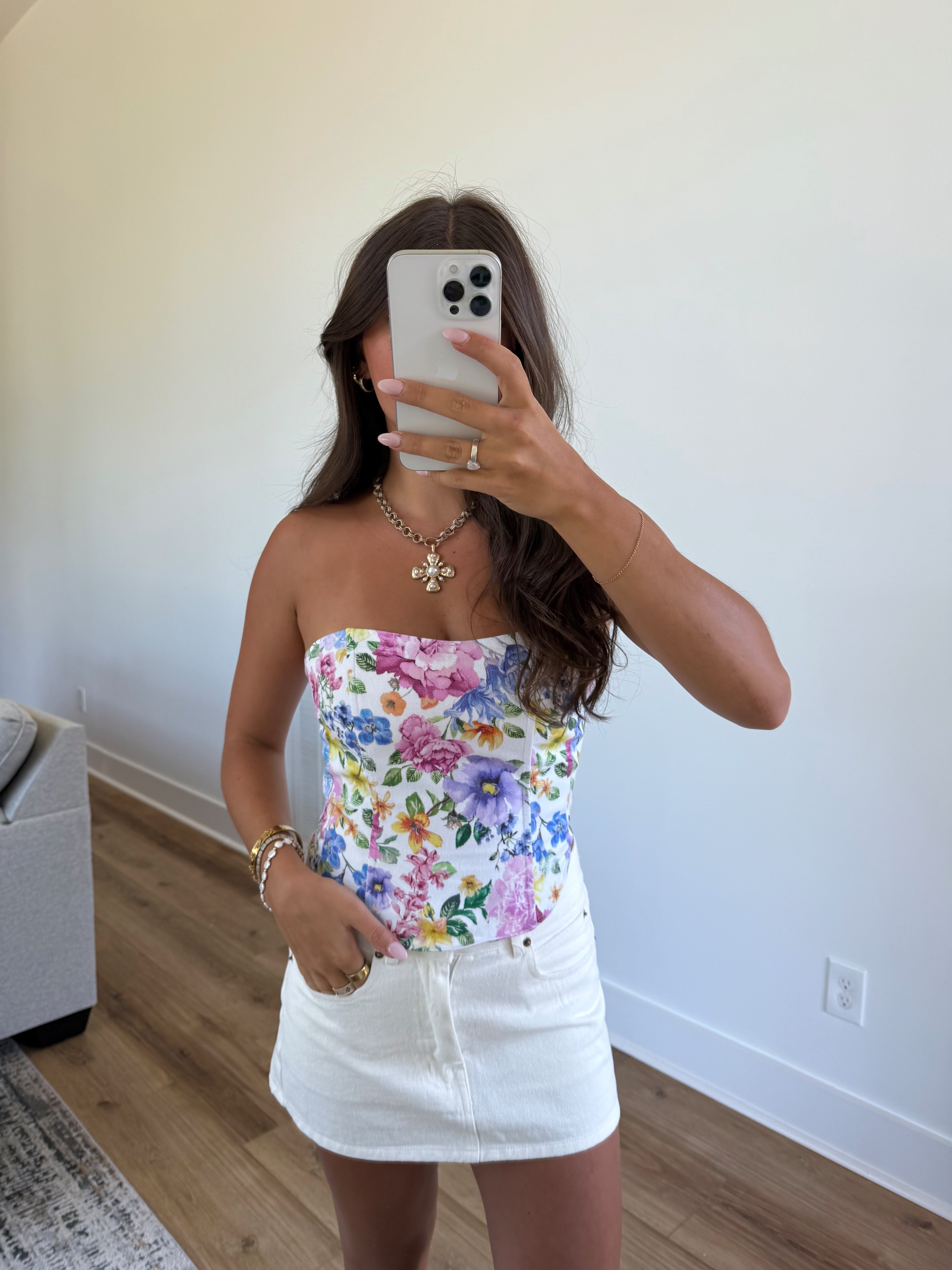 Summer Bloom Corest Top