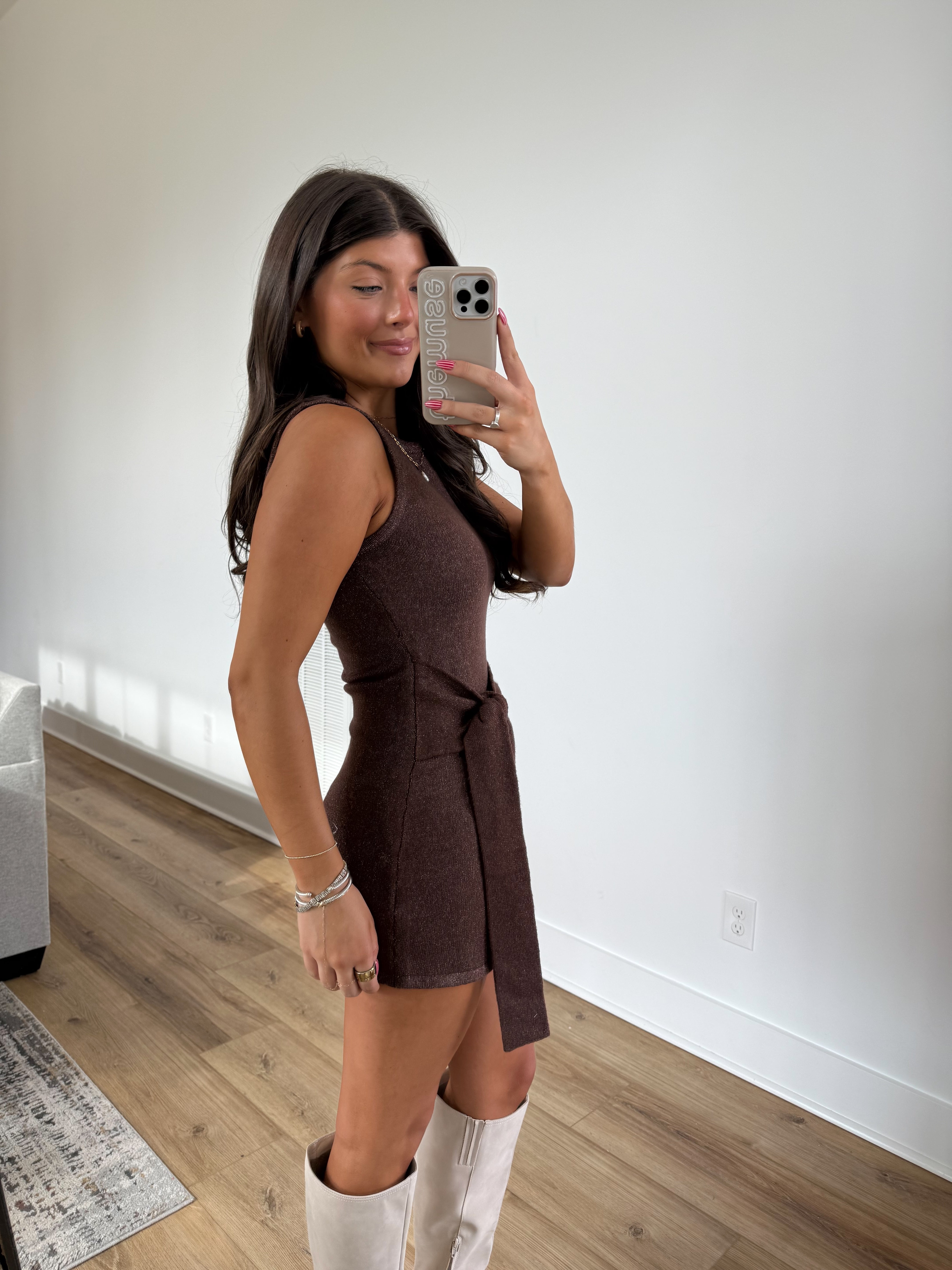 Espresso Tie Dress
