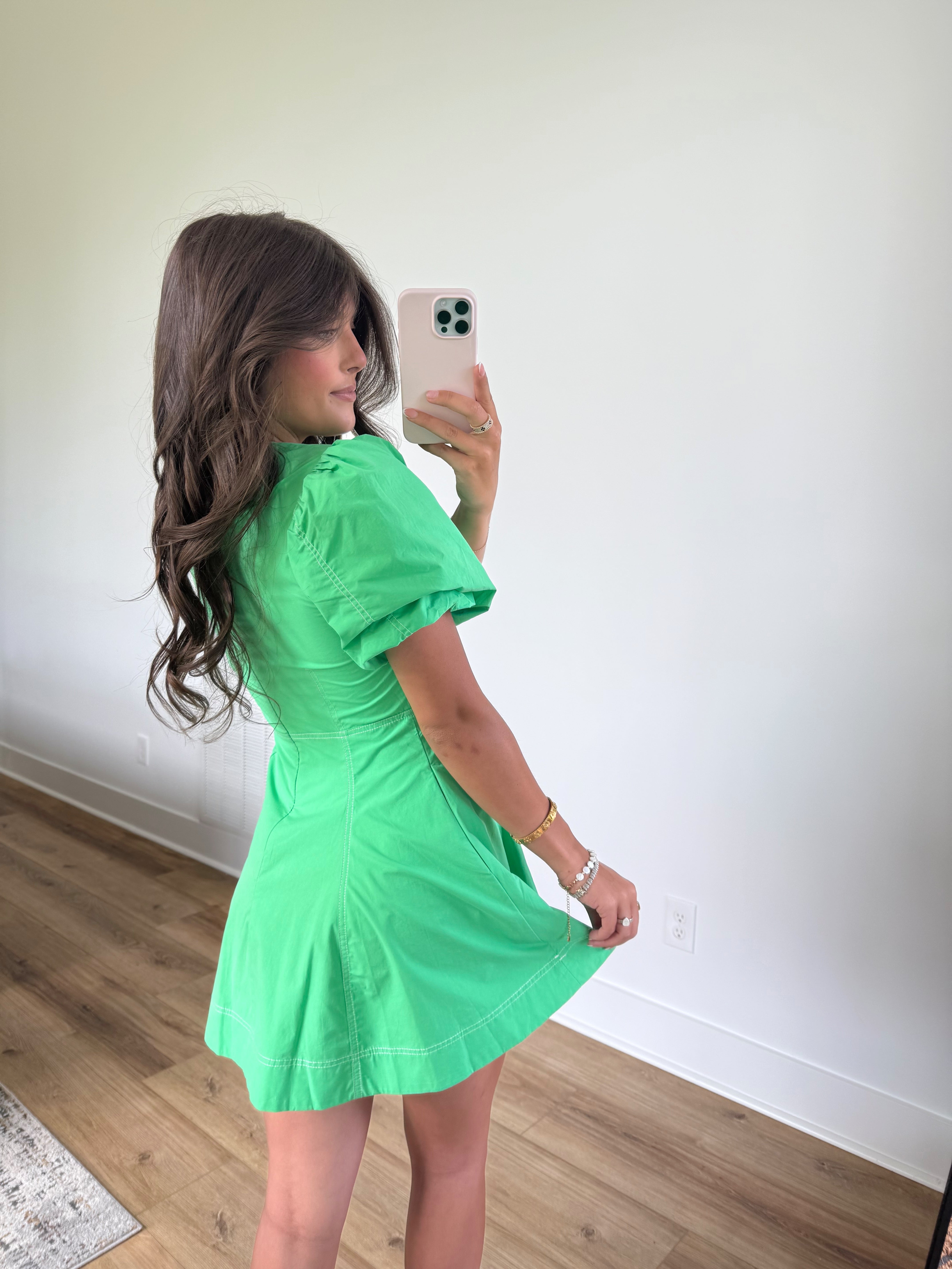 Laci Mini Dress (Green)