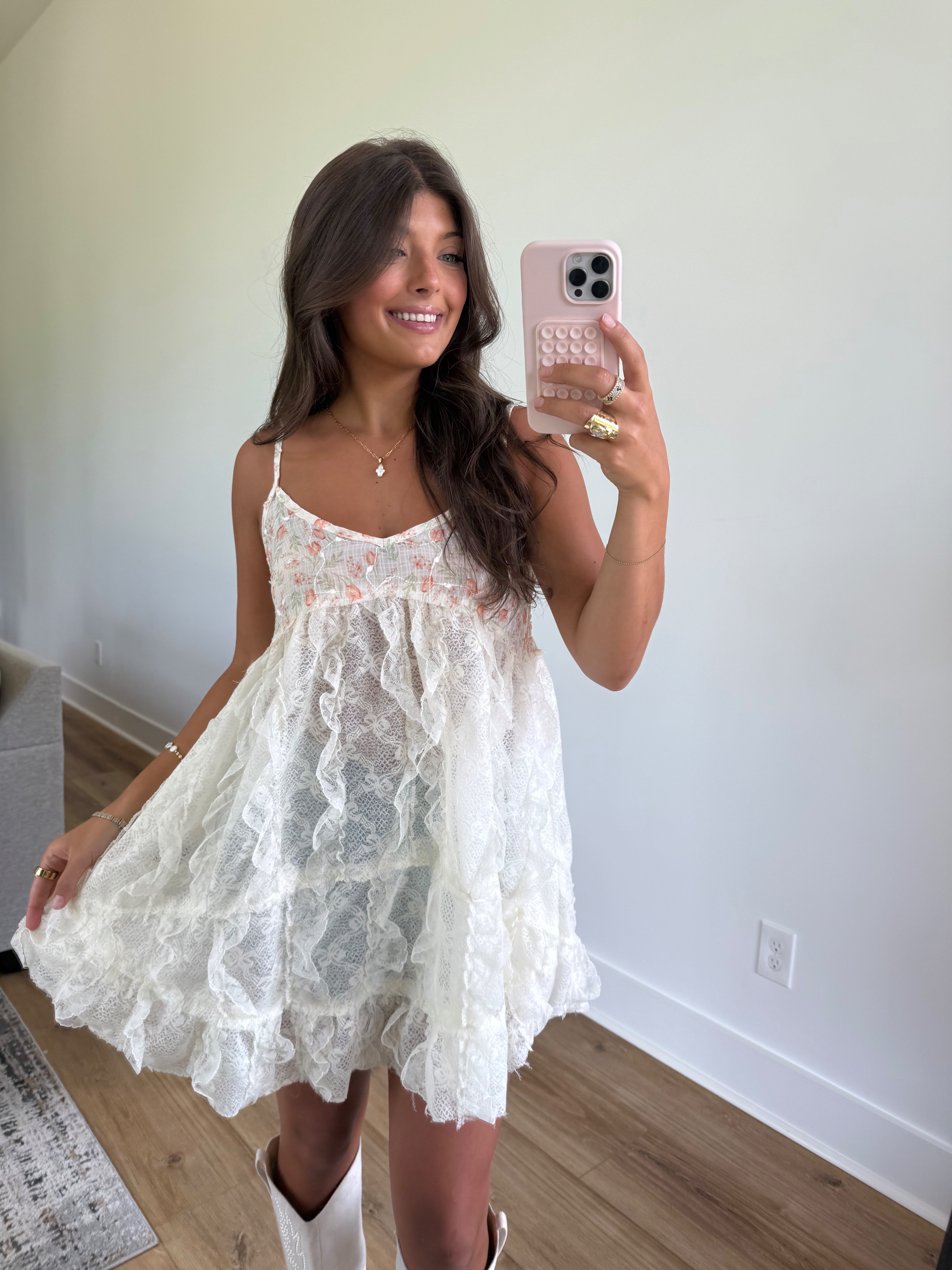 Porcelain Petals Top