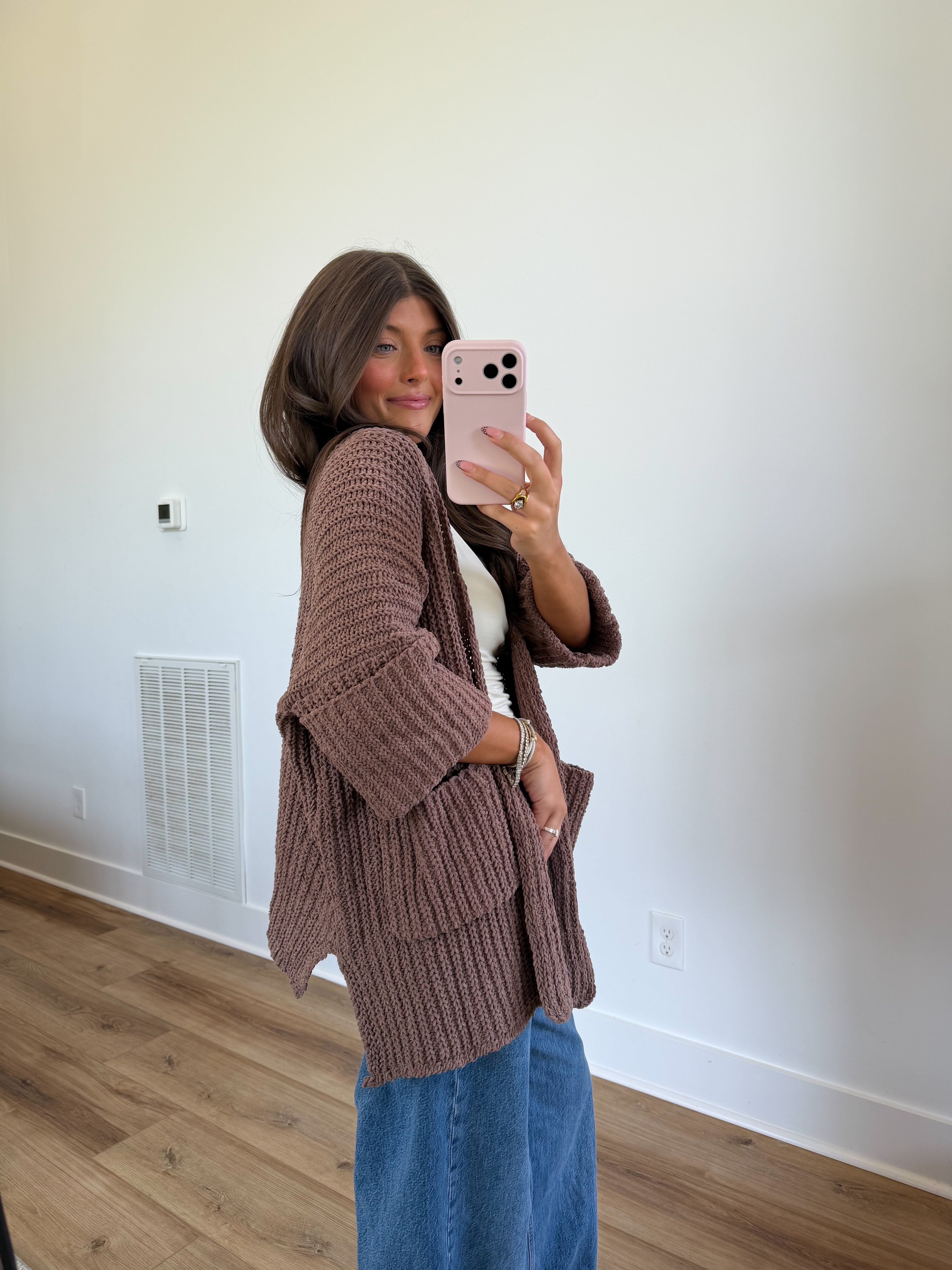 Meet Me in Fall Cardigan (Brown)