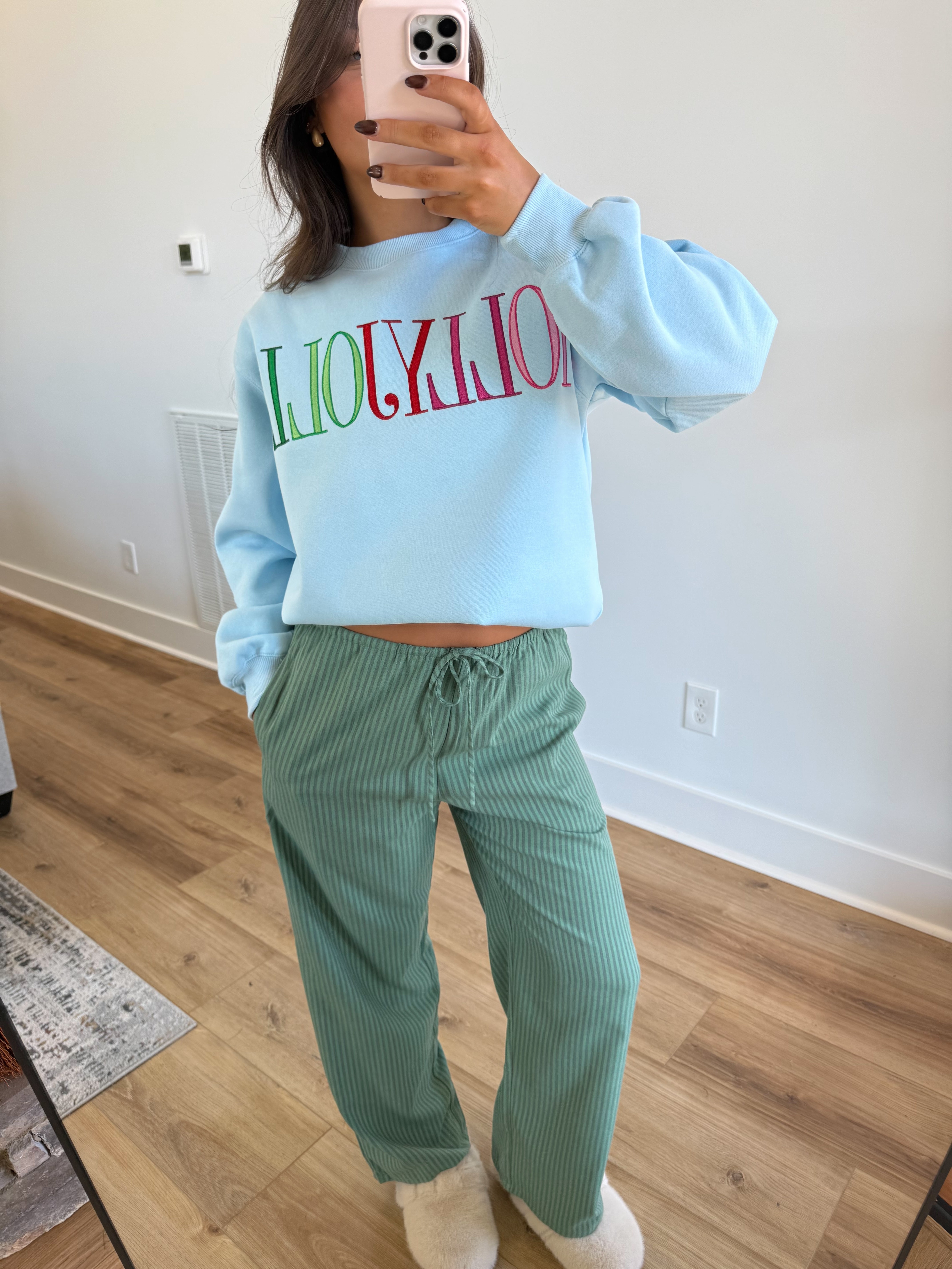 Holly Jolly Crewneck (Blue)