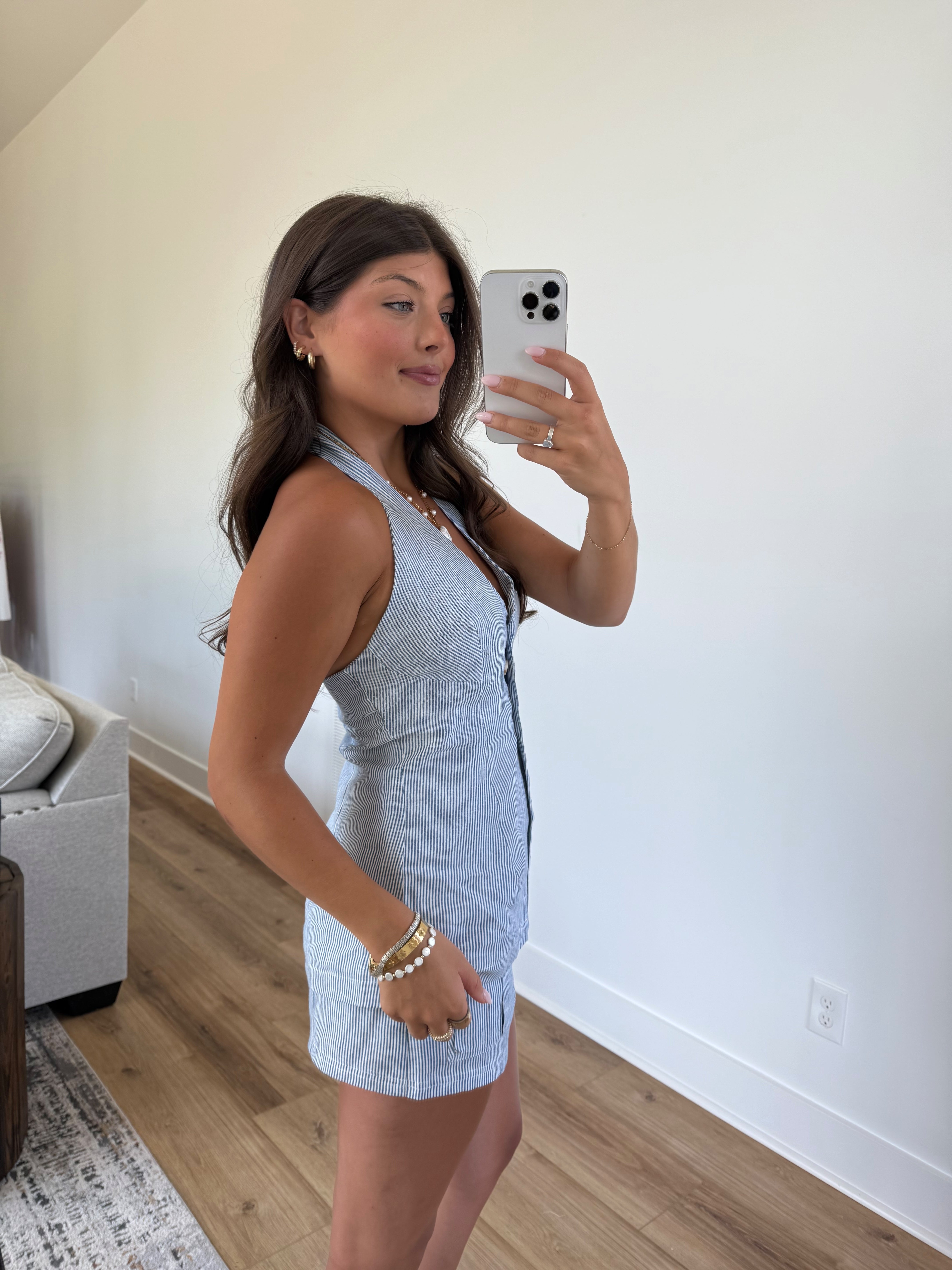 Sailaway Stripe Halter Top