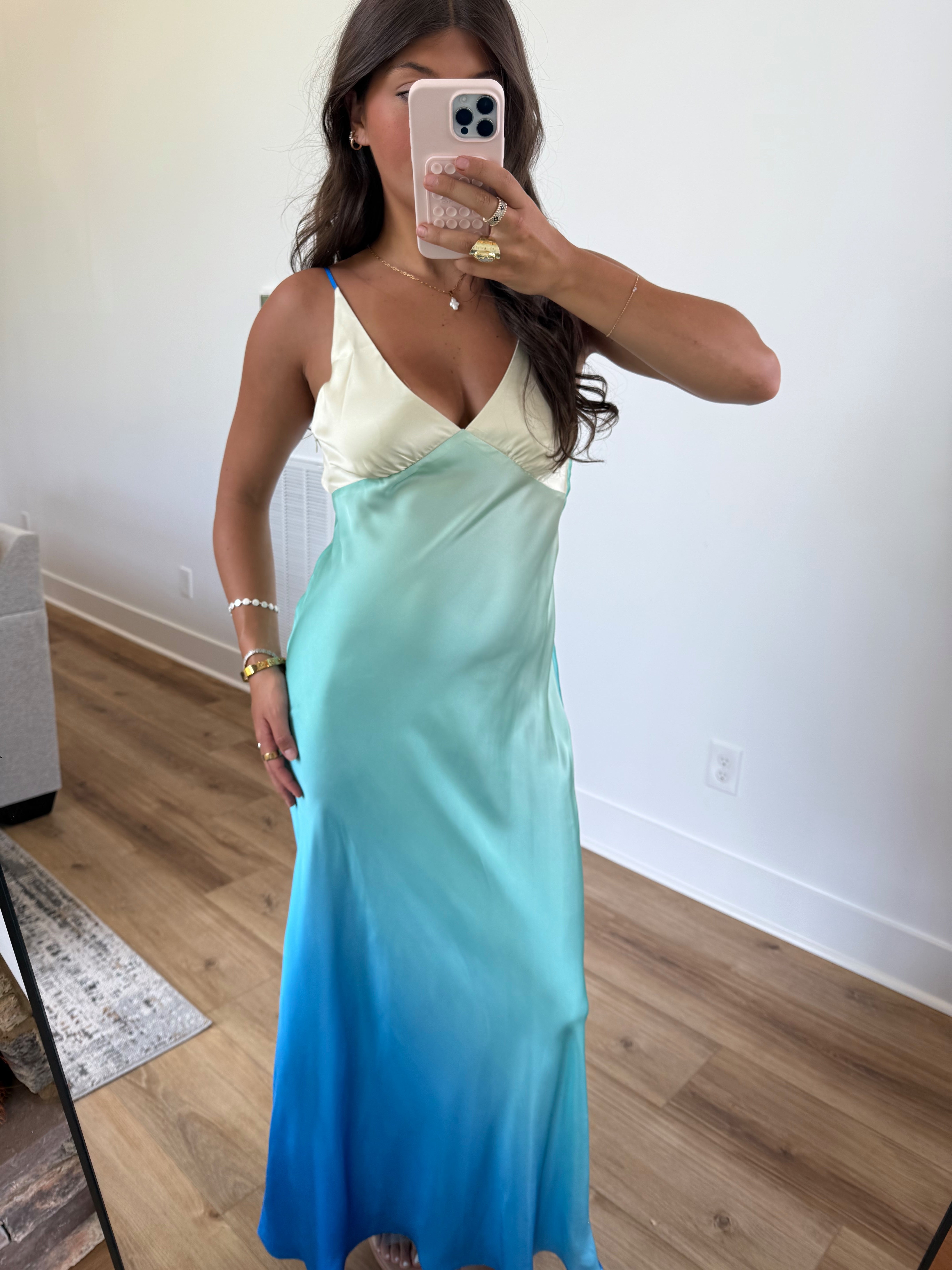 Skylight Satin Dress
