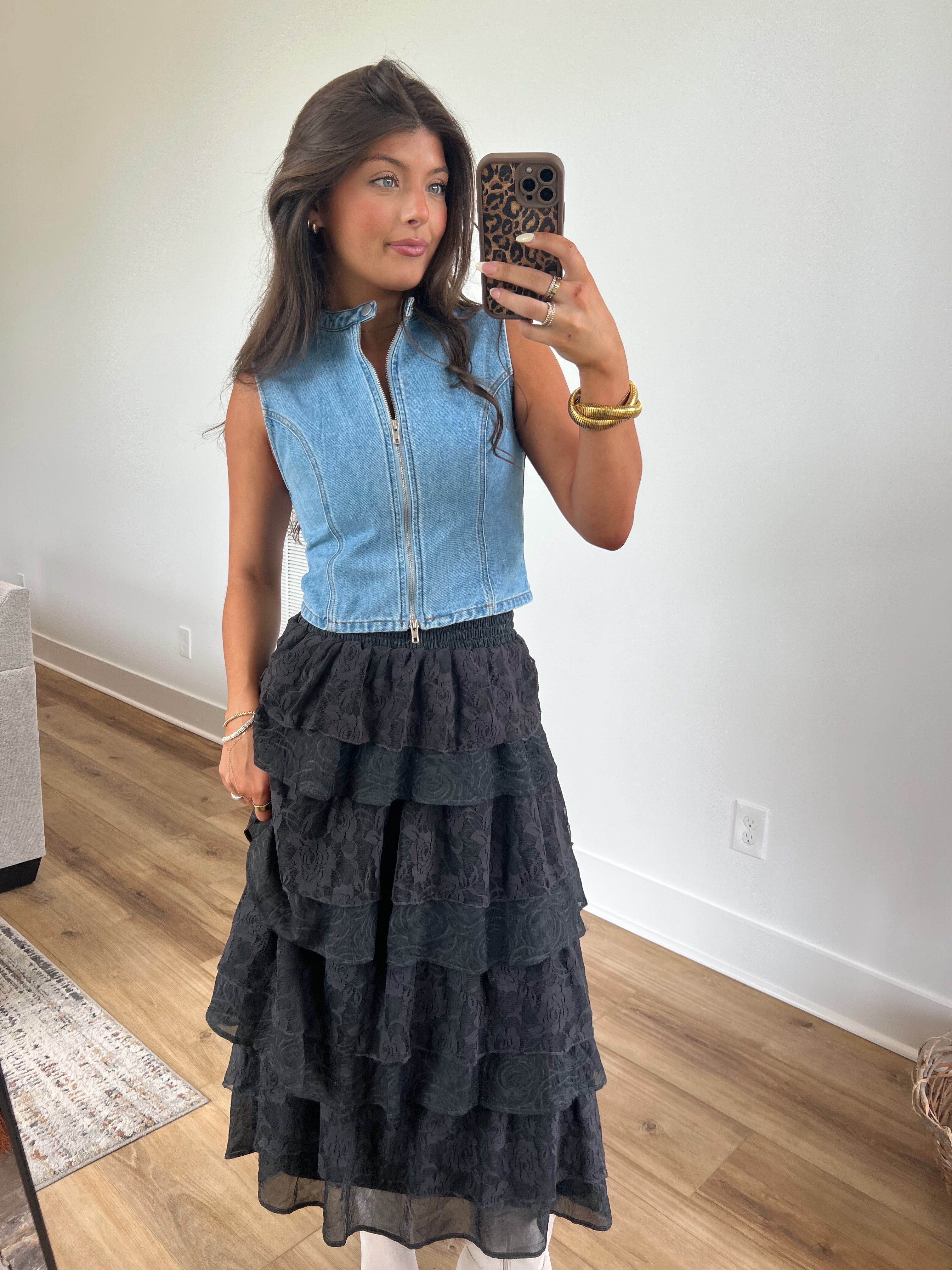 Rosie Lace Maxi Skirt
