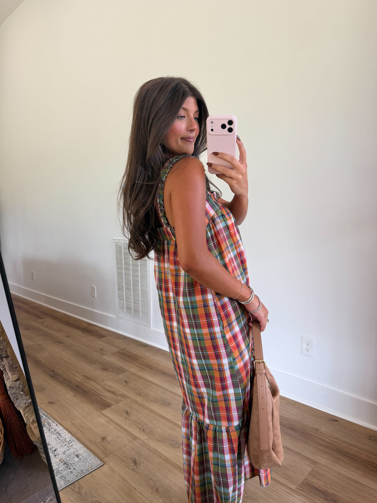 Fun Fall Plaid Maxi