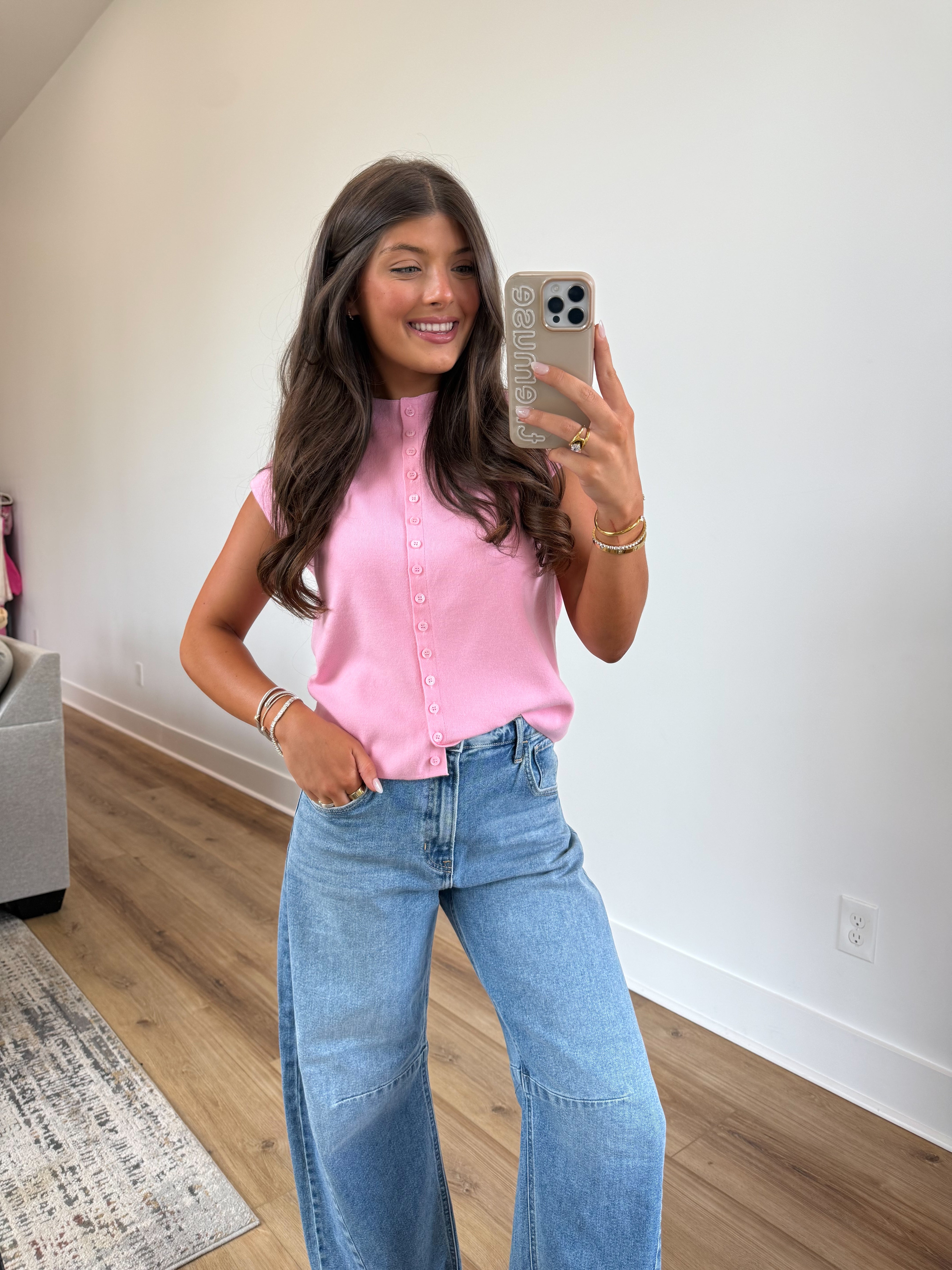 Jellybean Sweater Top (Berry)