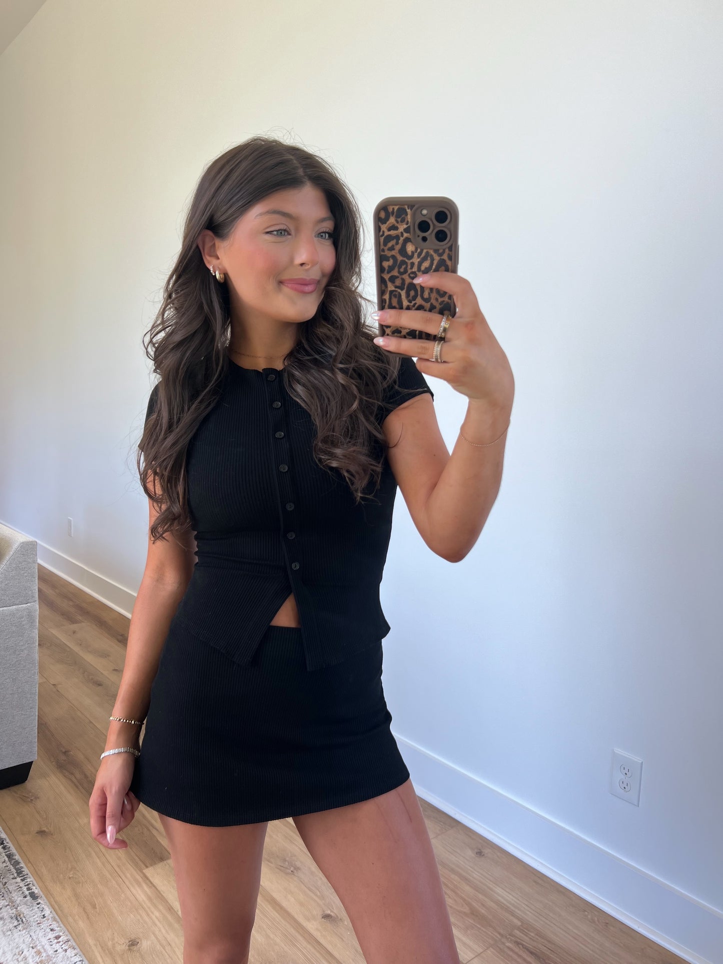 Black Lounge Skort
