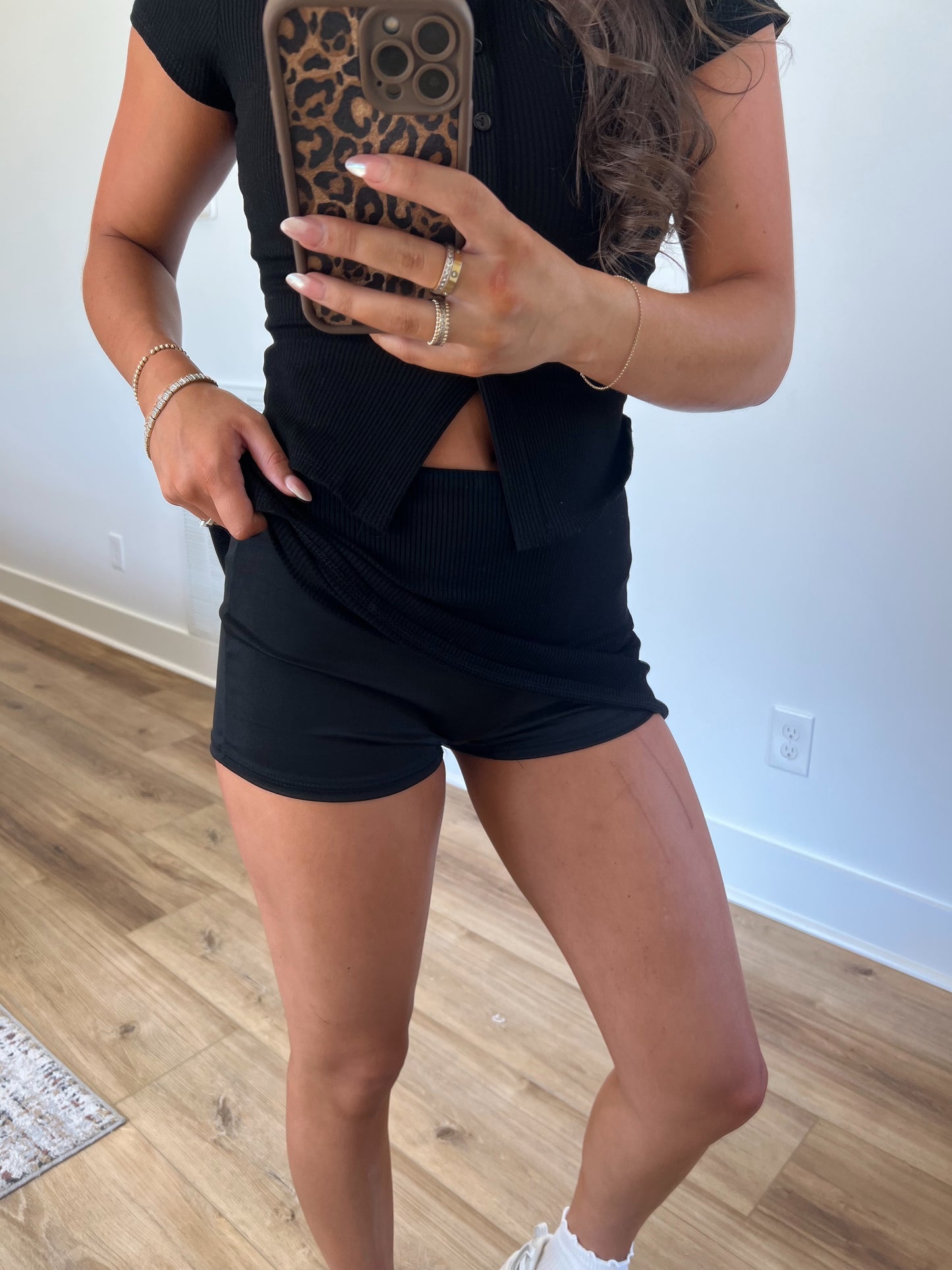 Black Lounge Skort