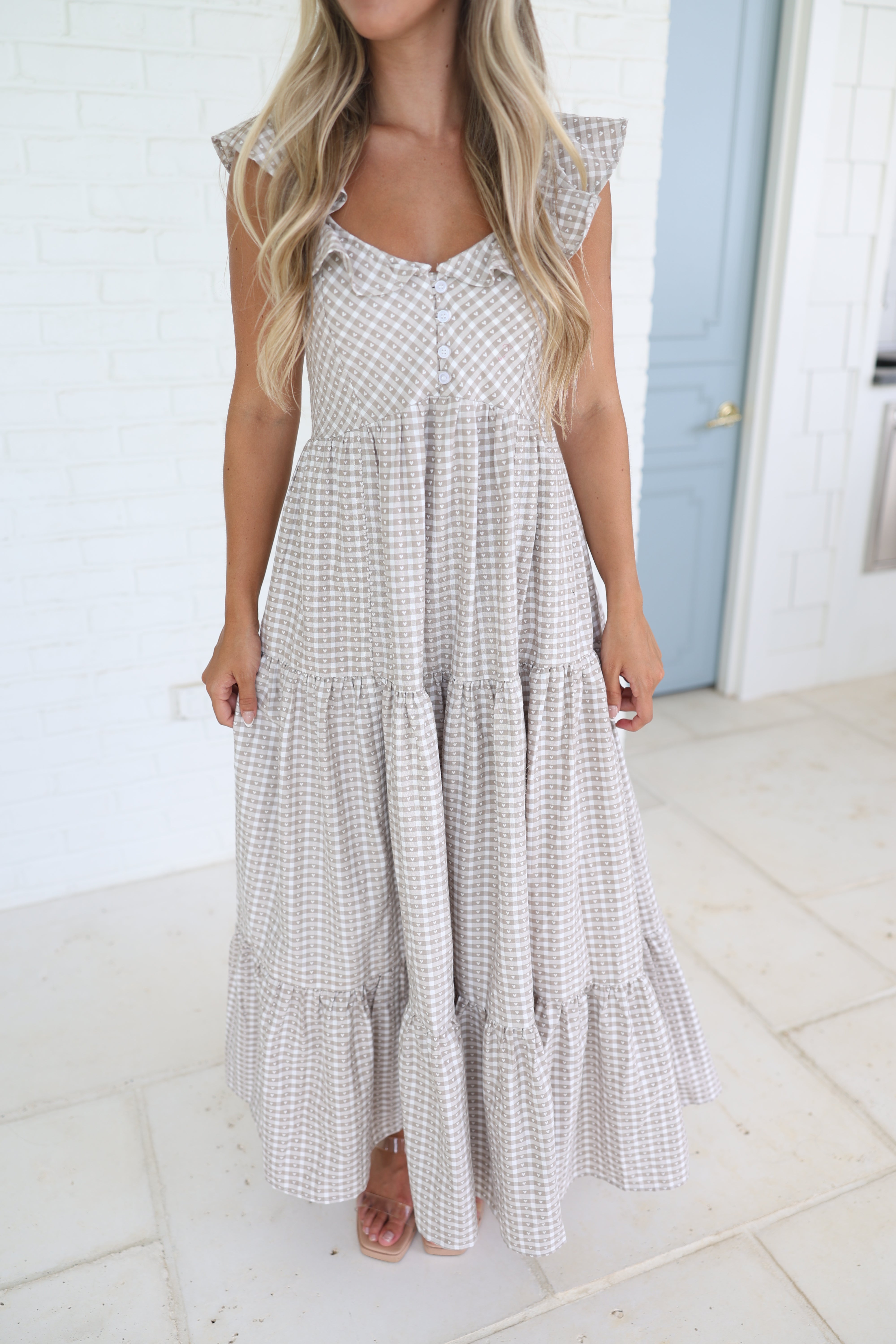 Shoreline Ruffle Maxi