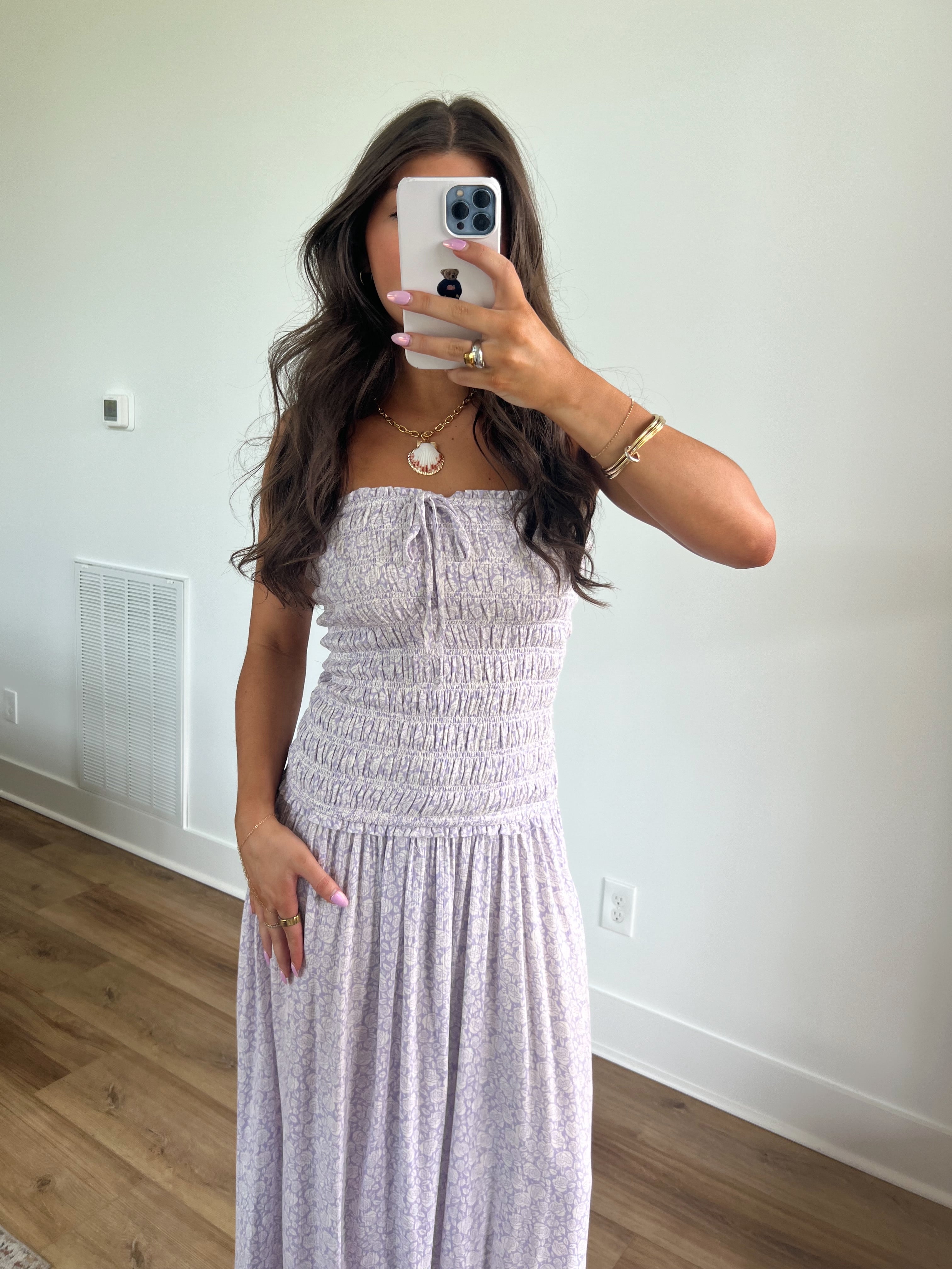 Haley Smocked Maxi Dress