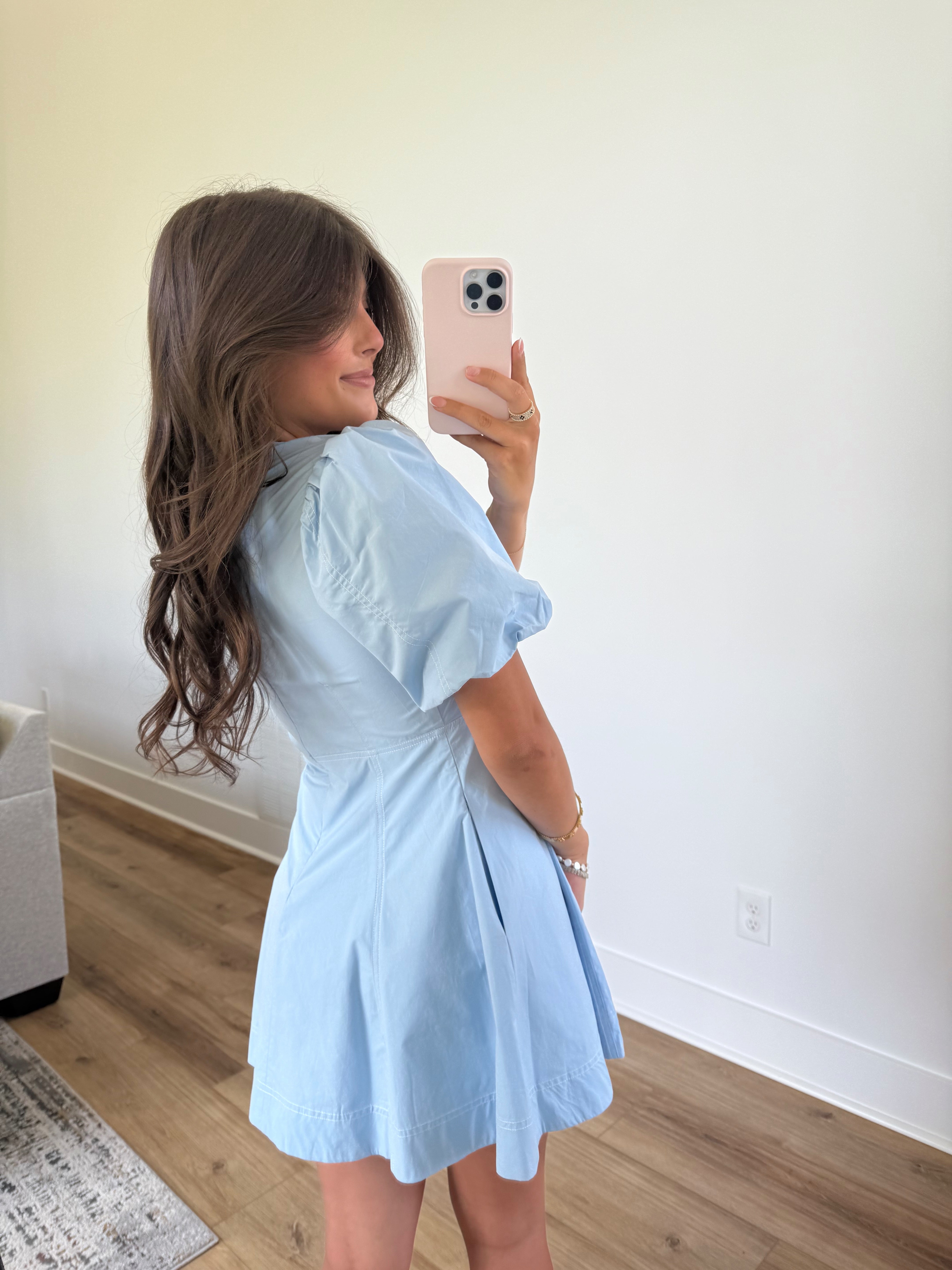 Laci Mini Dress (Sky Blue)