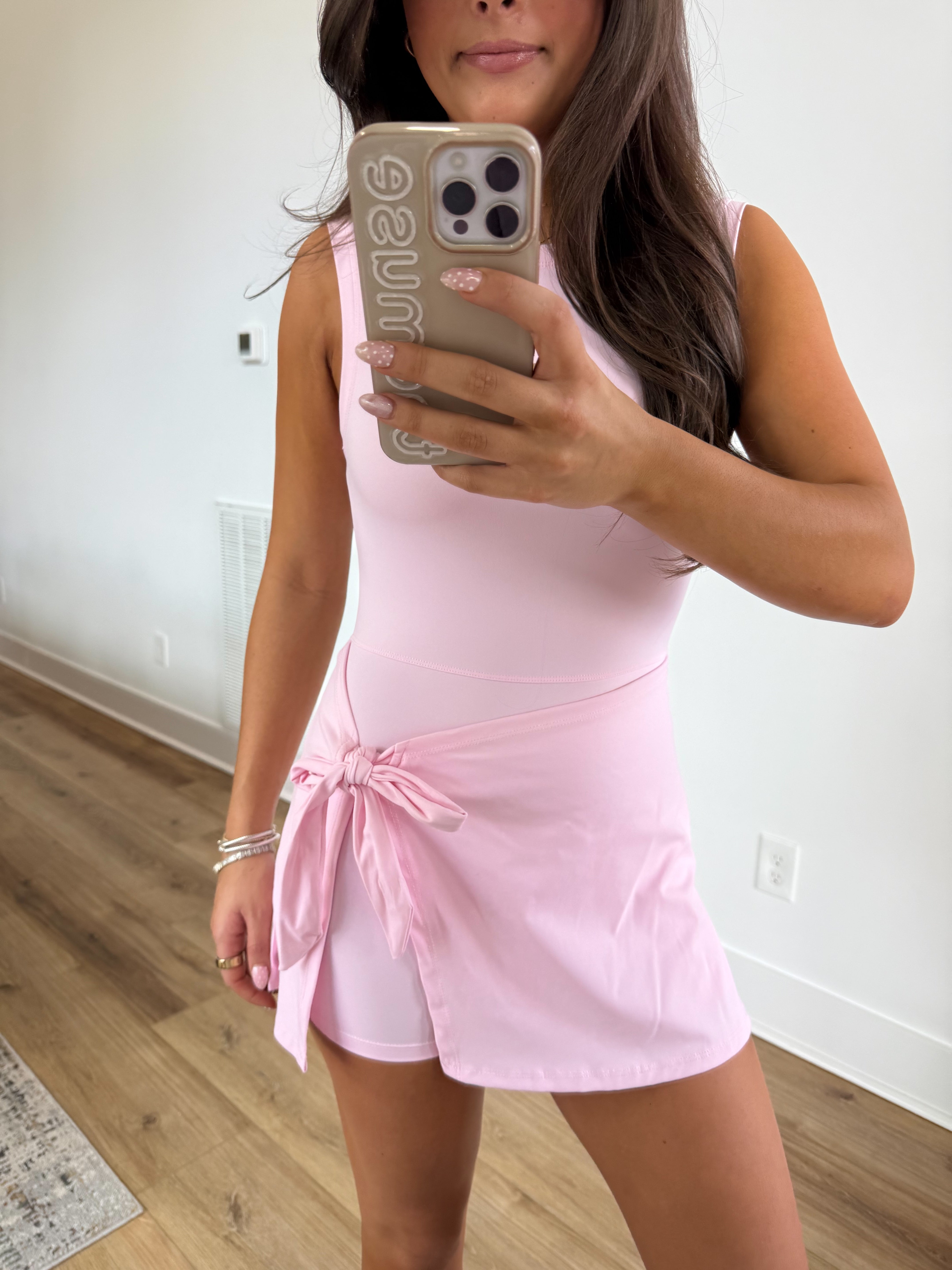 Wrap Romper (Pink)