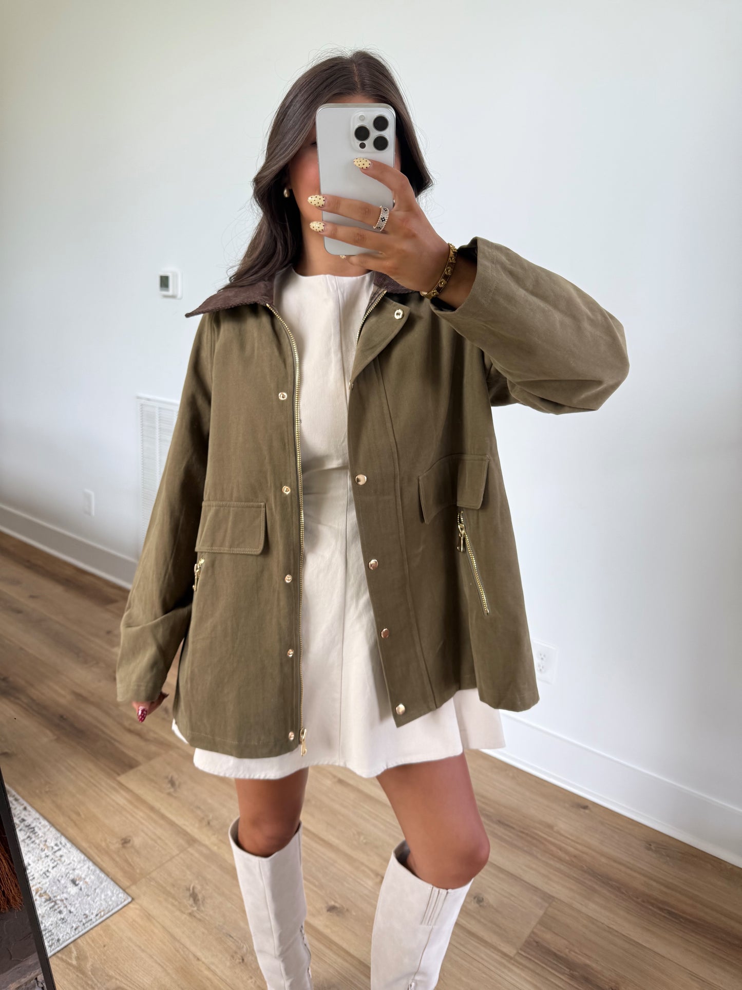 Green Barn Jacket (Plaid Inside)