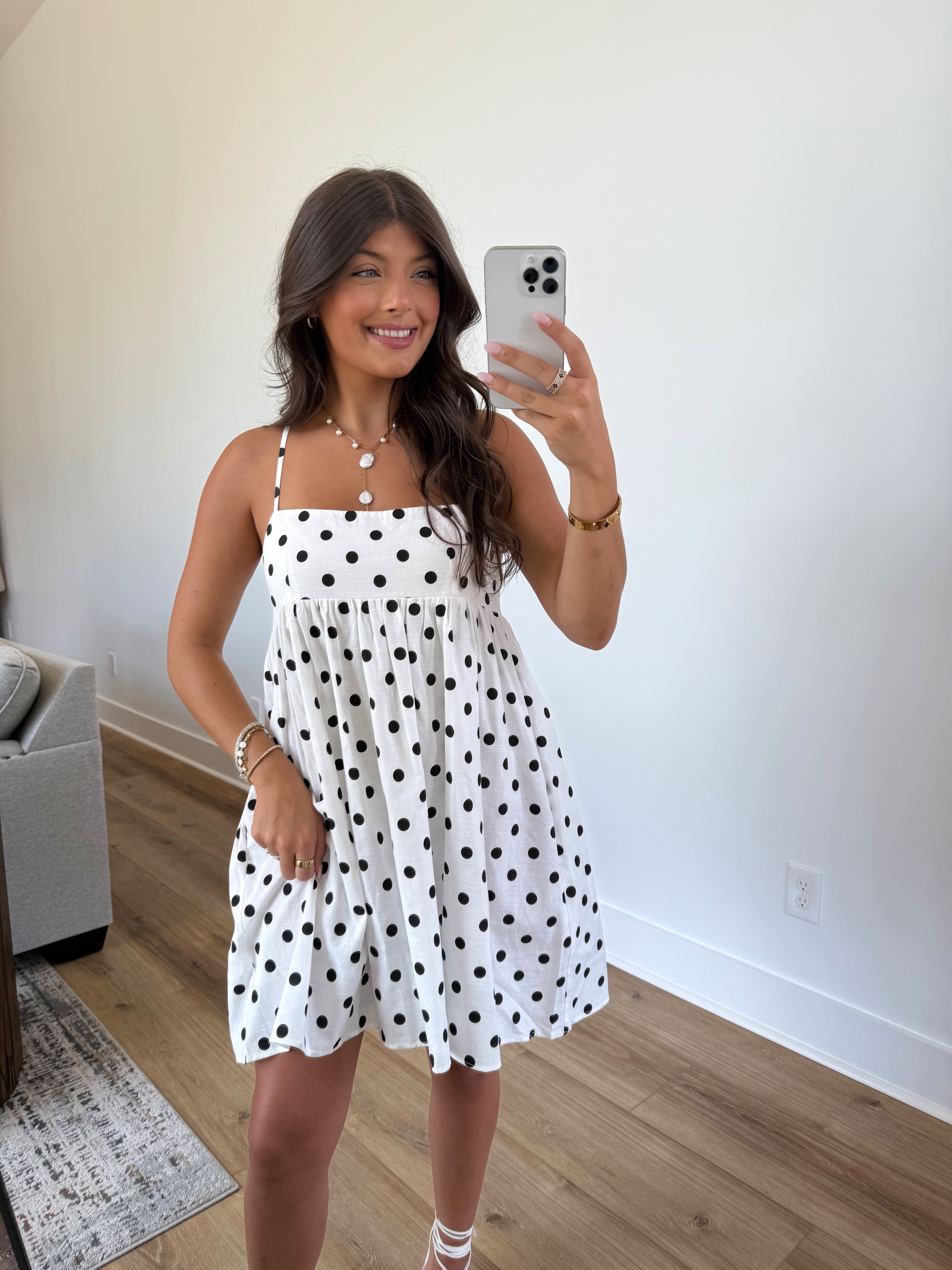 Polka Dot Swing Dress