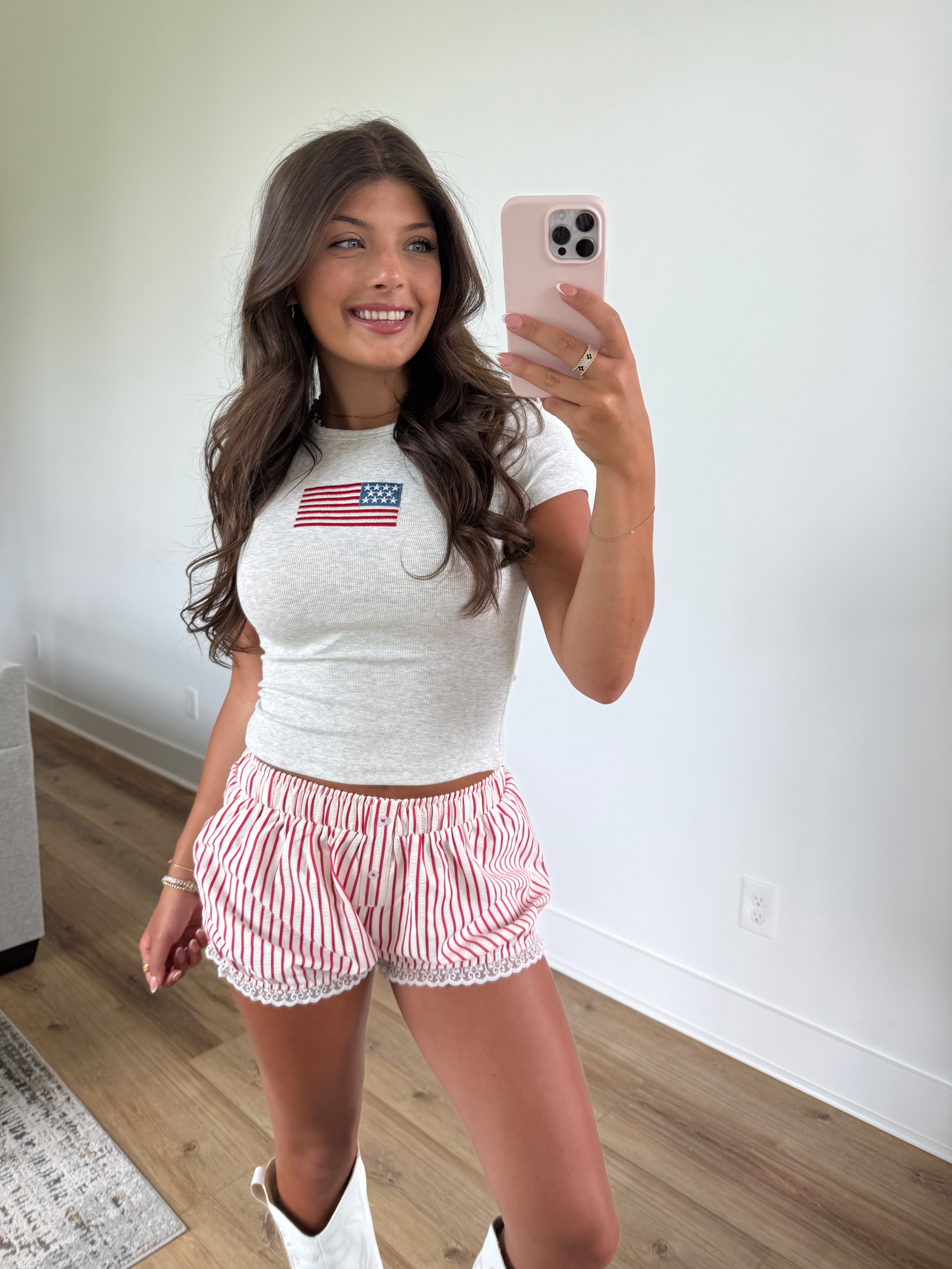 American Girl Tee (Grey)