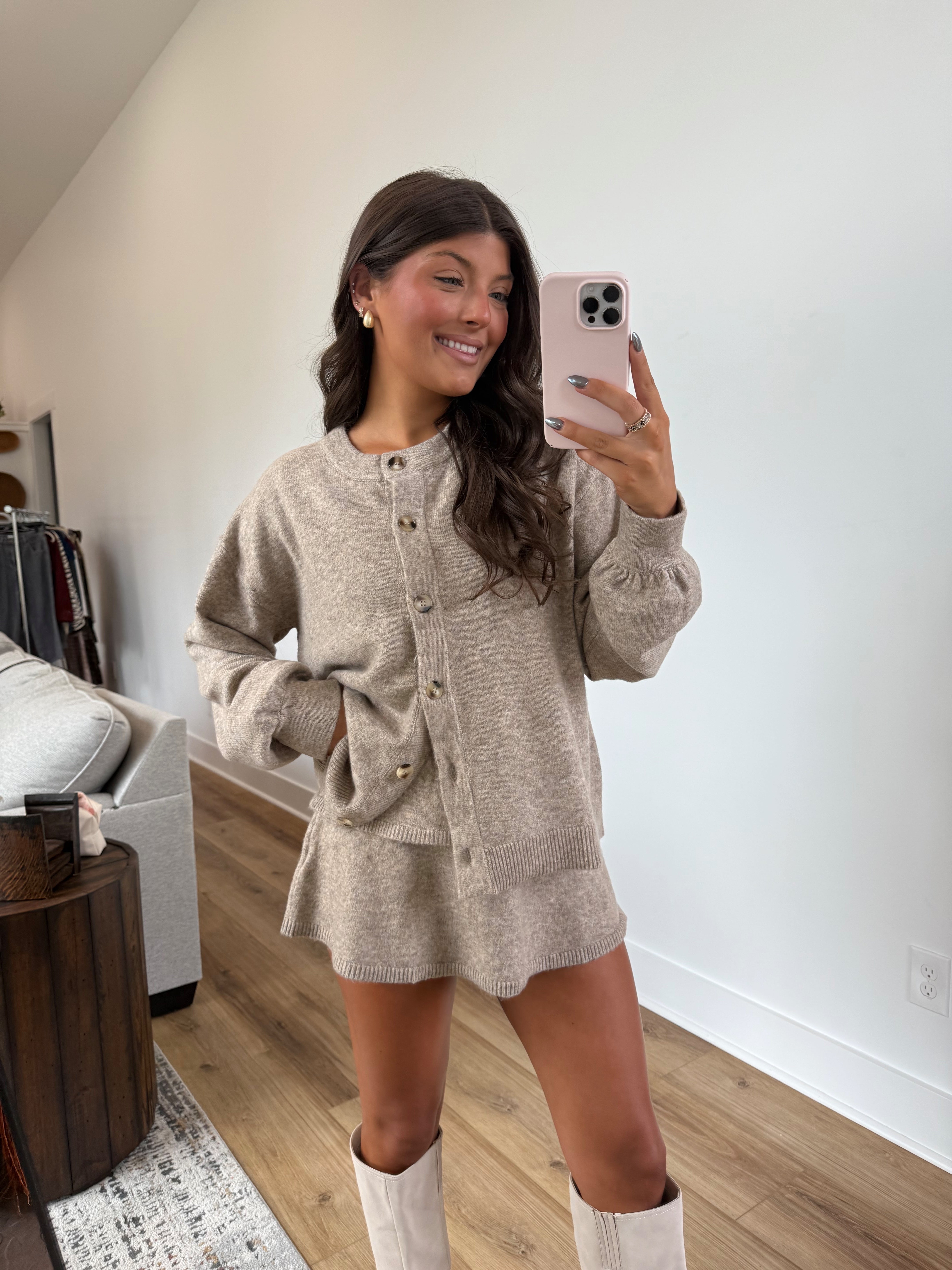 Charlotte Sweater Set (Beige)