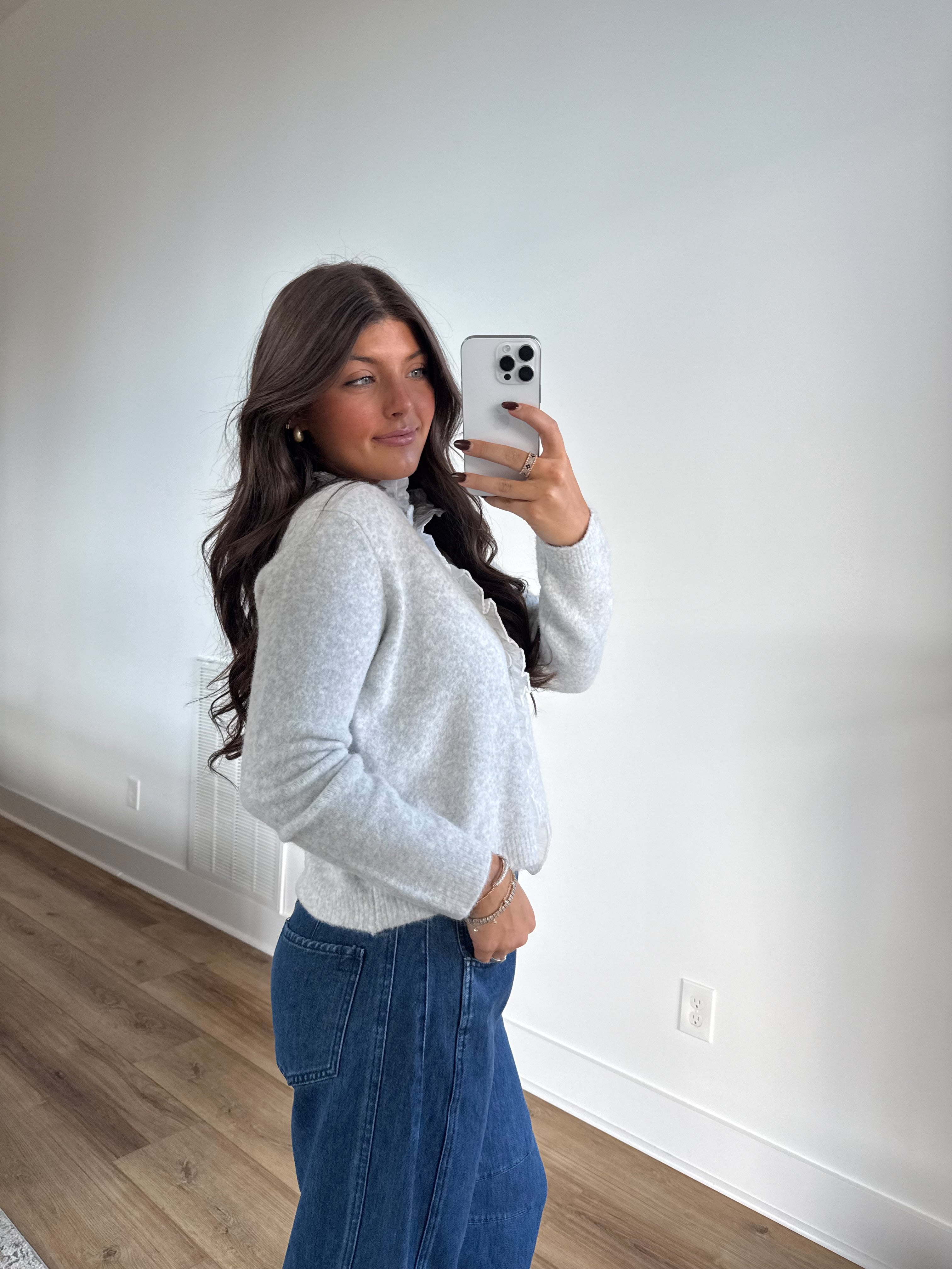 The Lace-Edged Cozy Knit