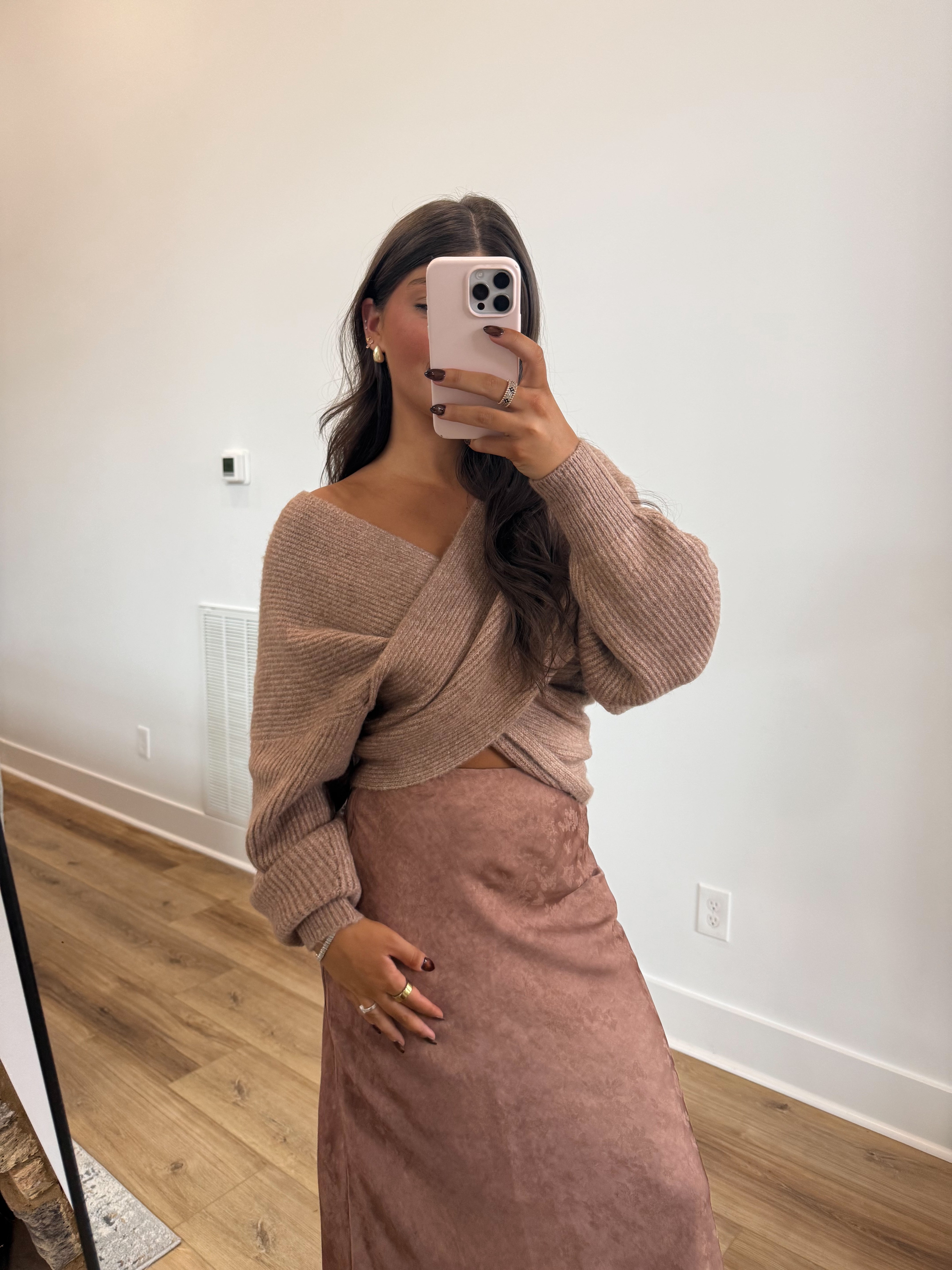 The Maren Wrap Sweater