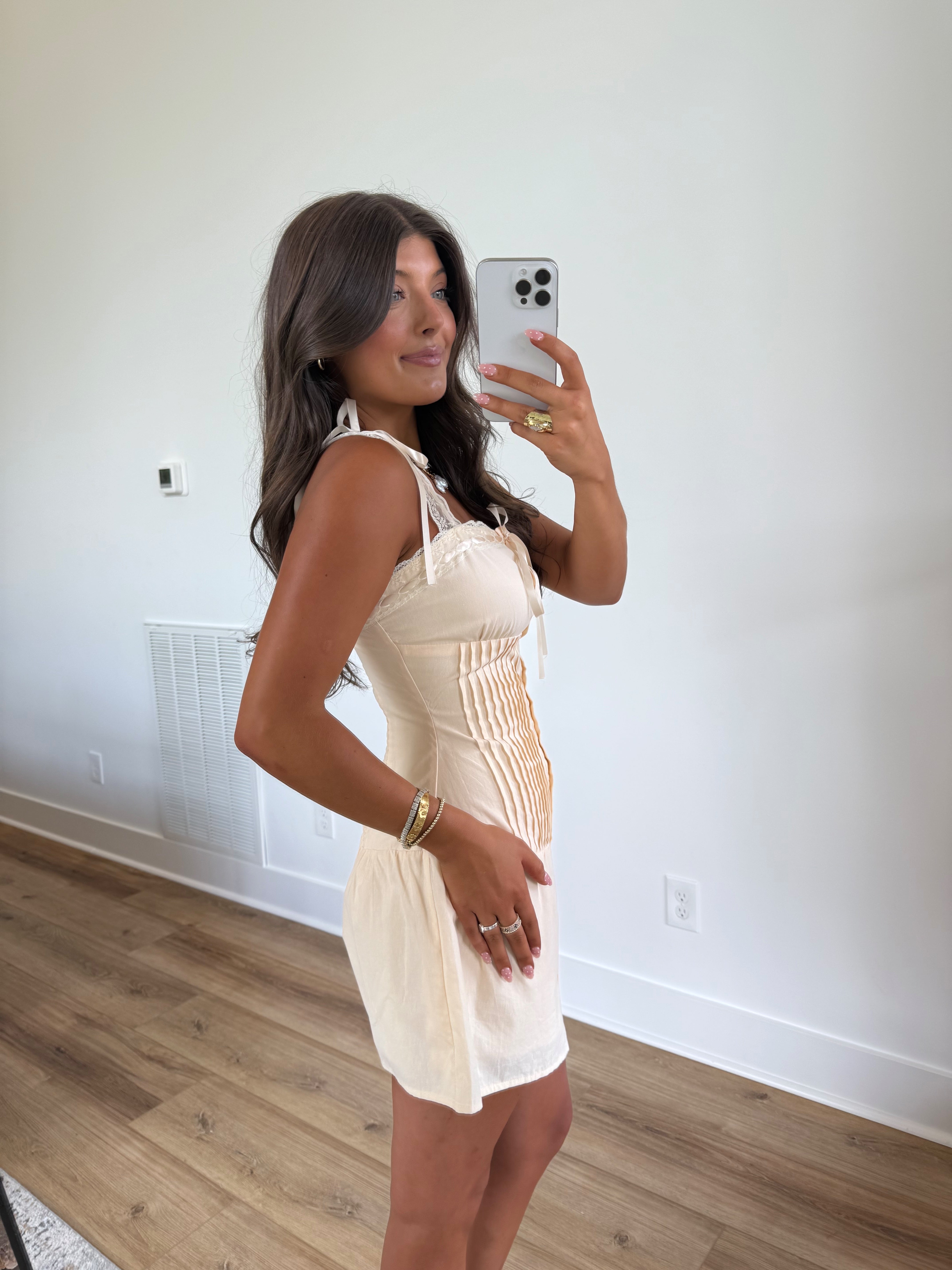 The Harvest Ribbon Mini Dress