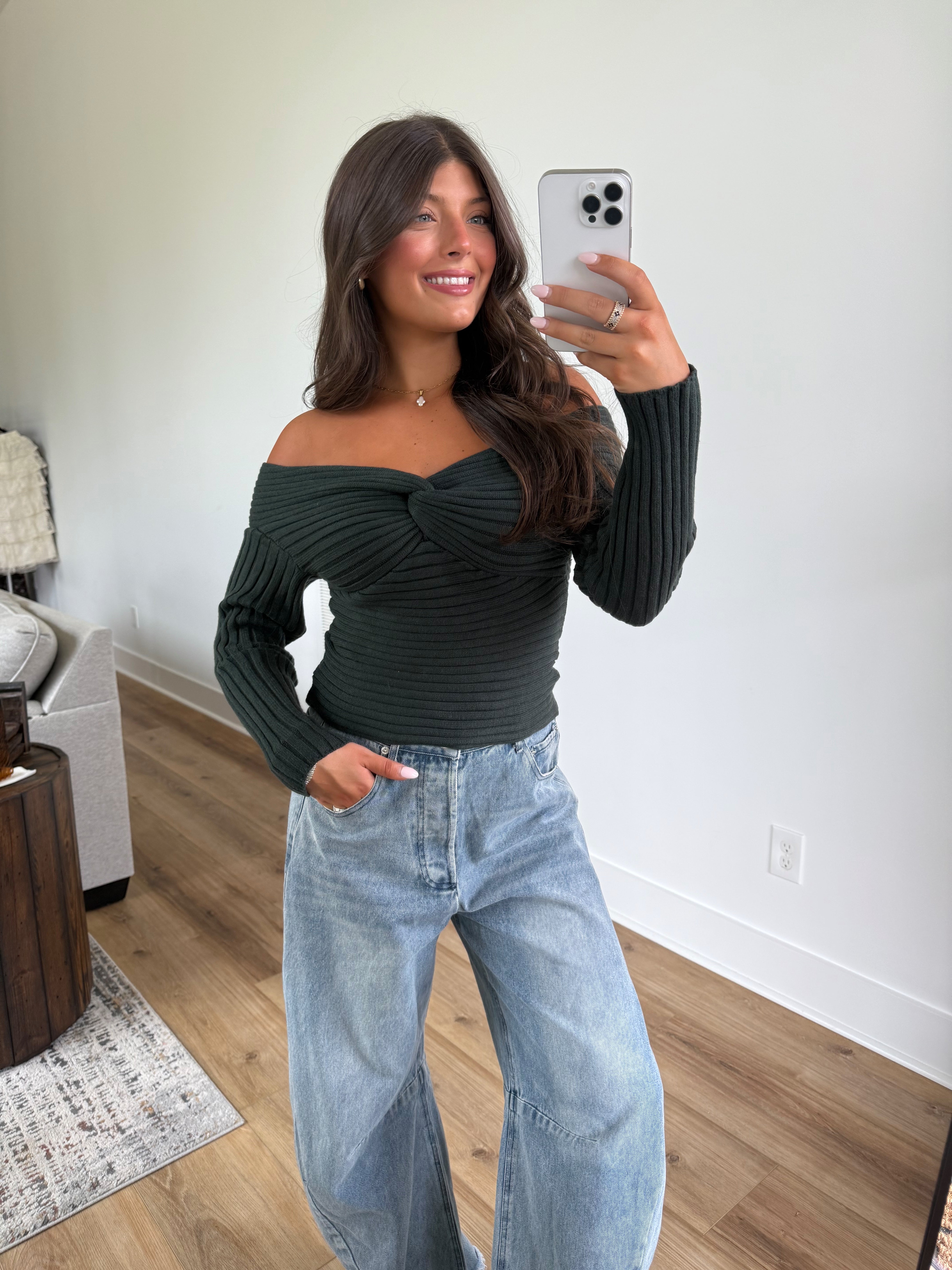 Holly Green Sweater