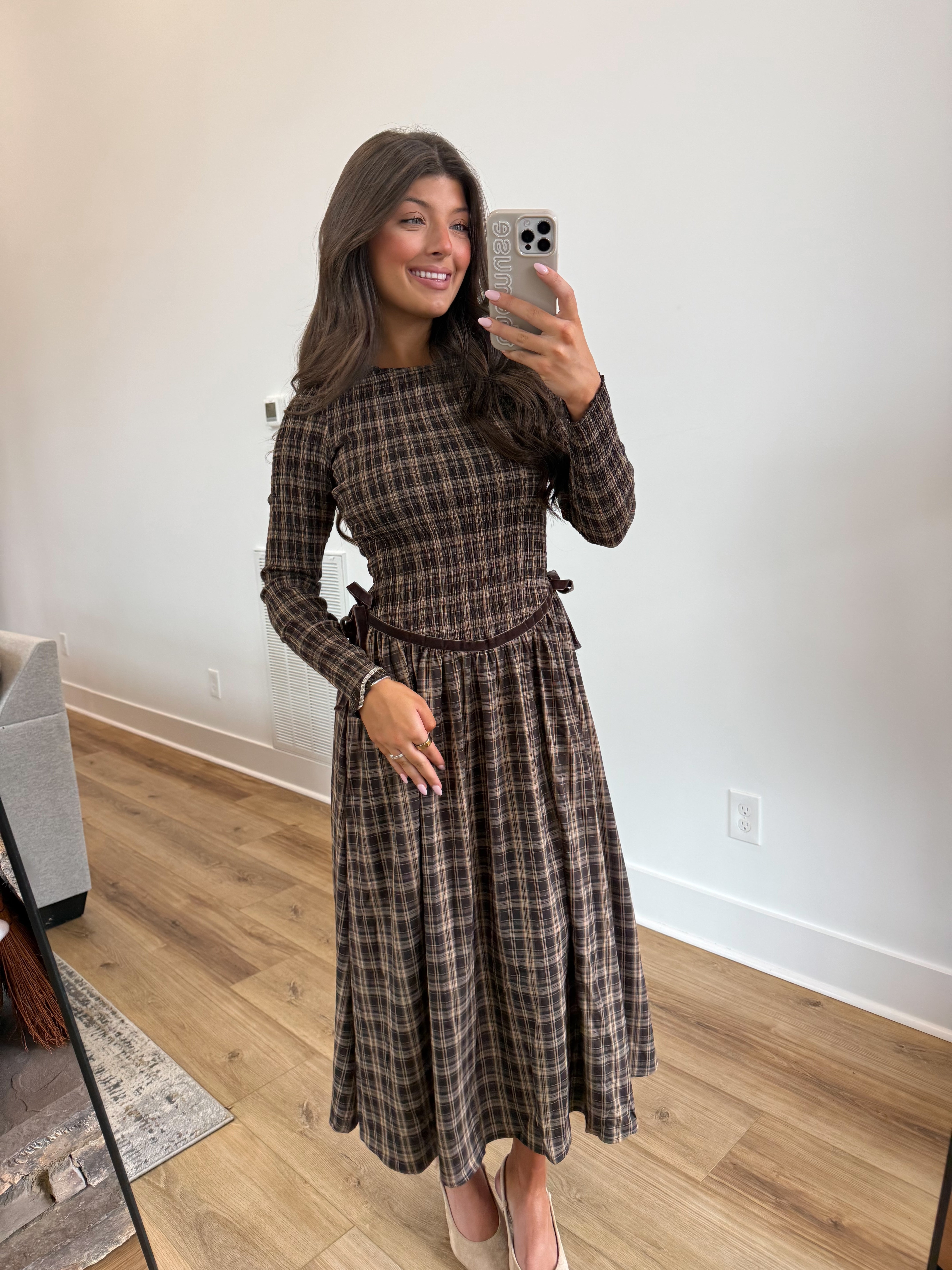 The Ribbon & Plaid Midi