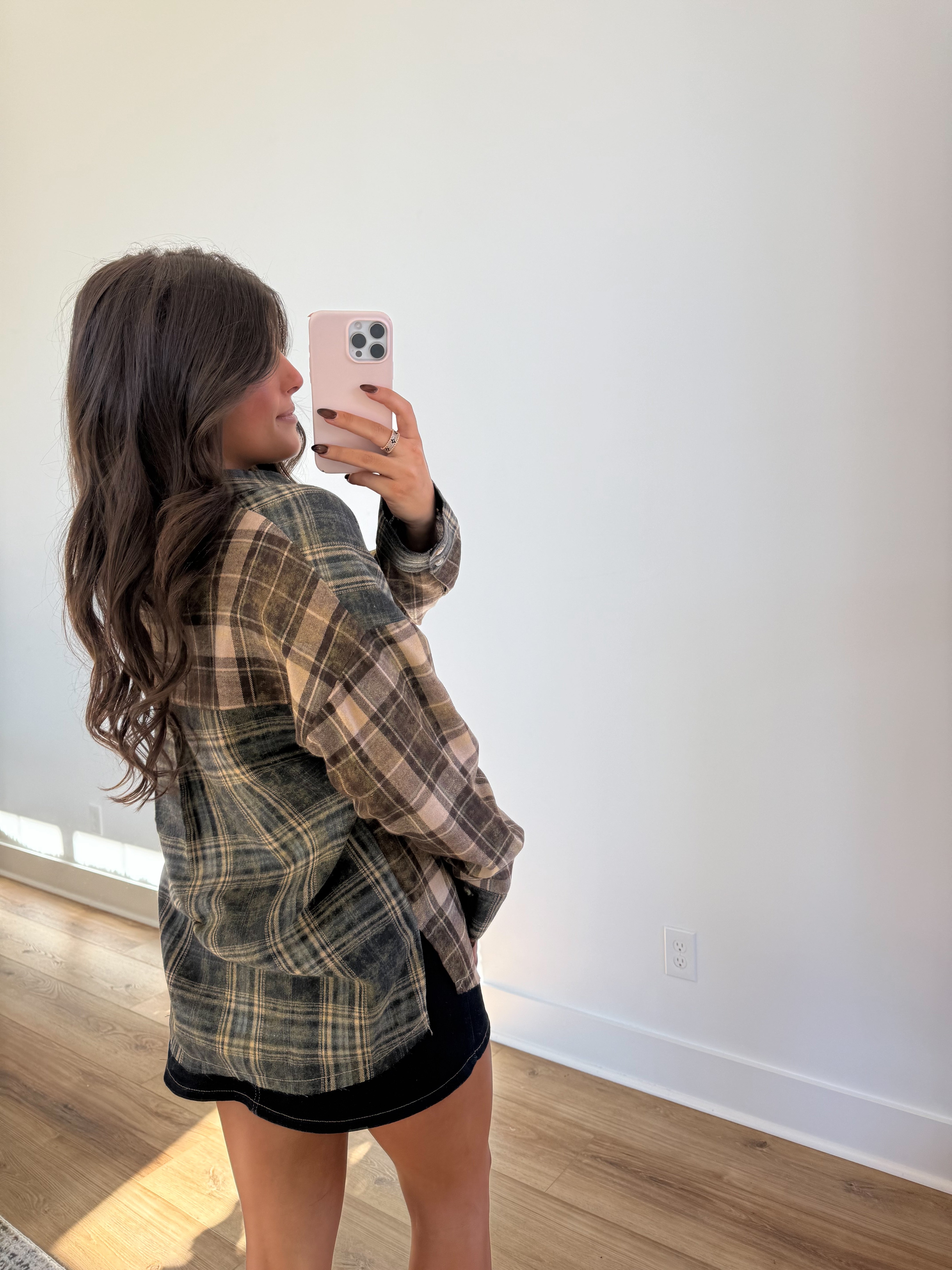 Colorblock Plaid Flannel