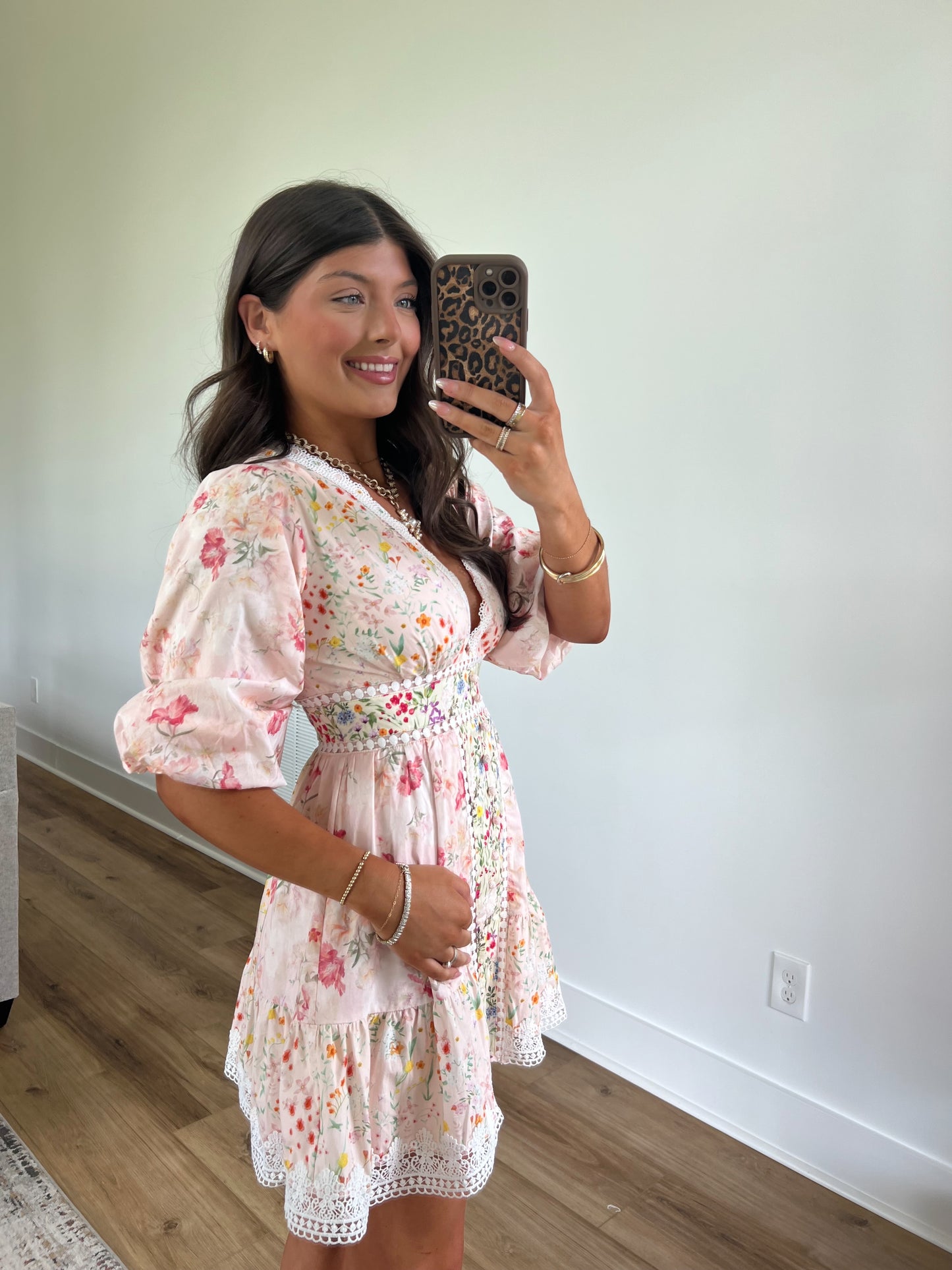 Vintage Tea Mini Dress