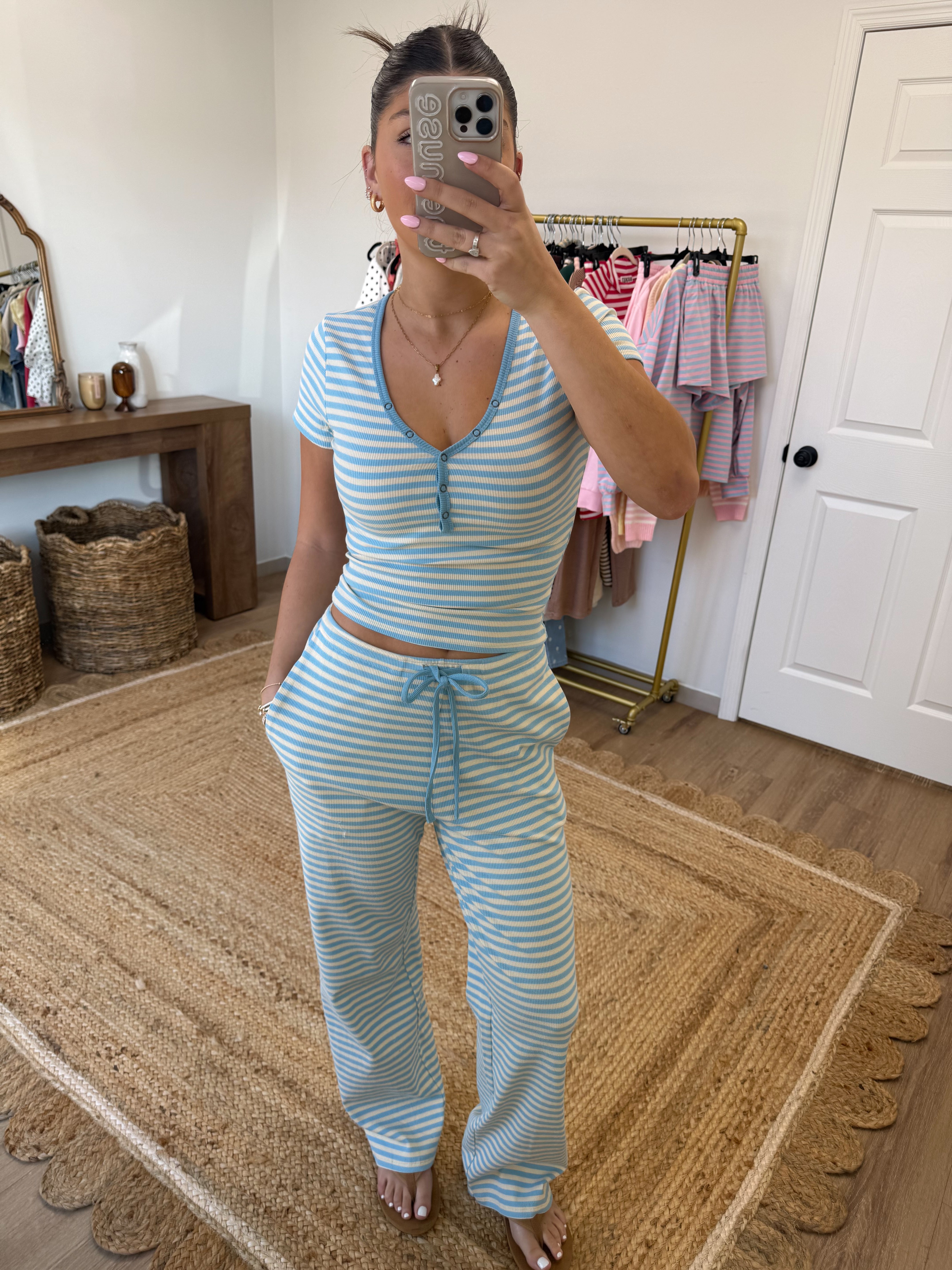 Saltair Stripe Set (Blue)