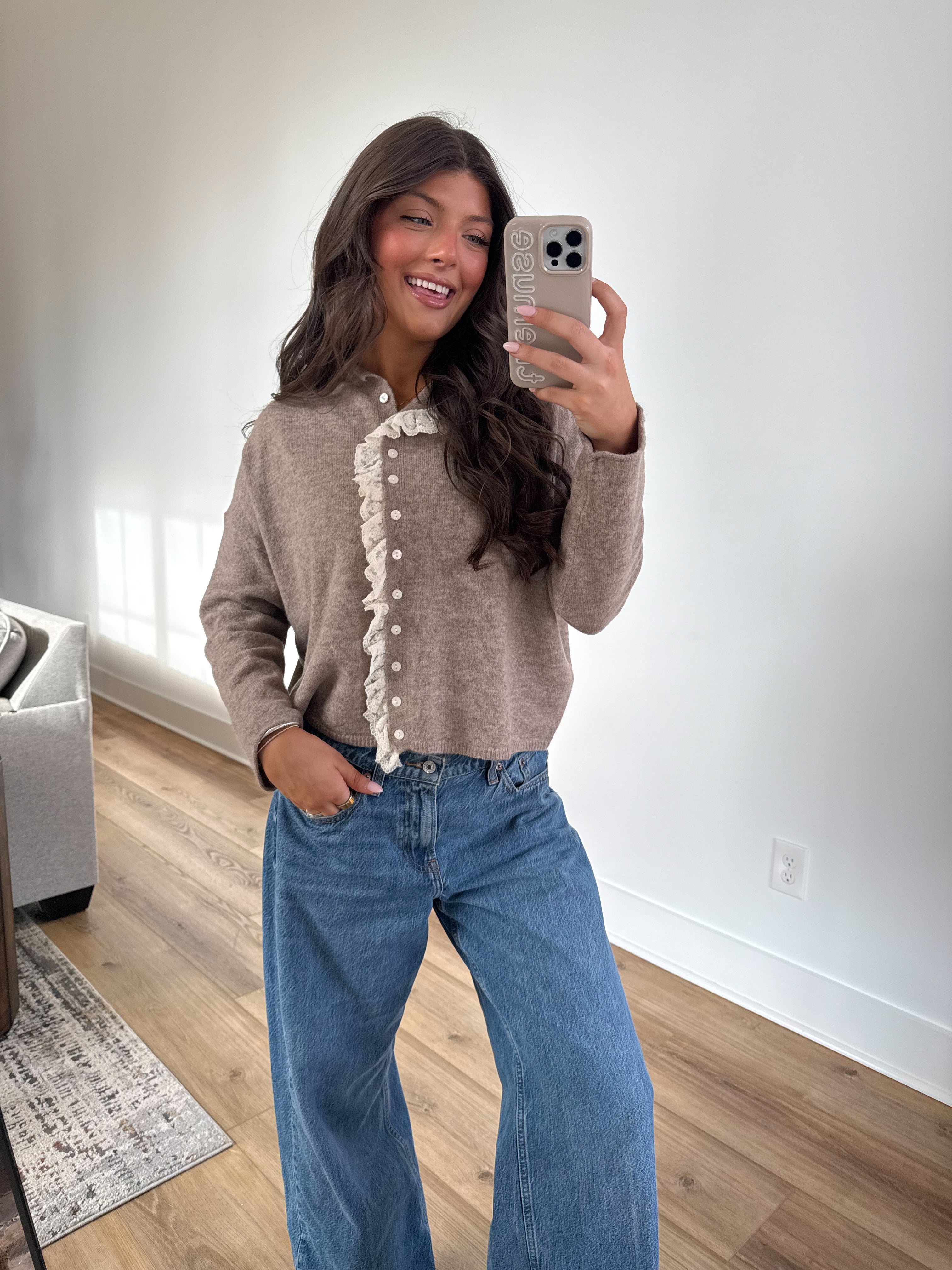 The Darling Ruffle Sweater