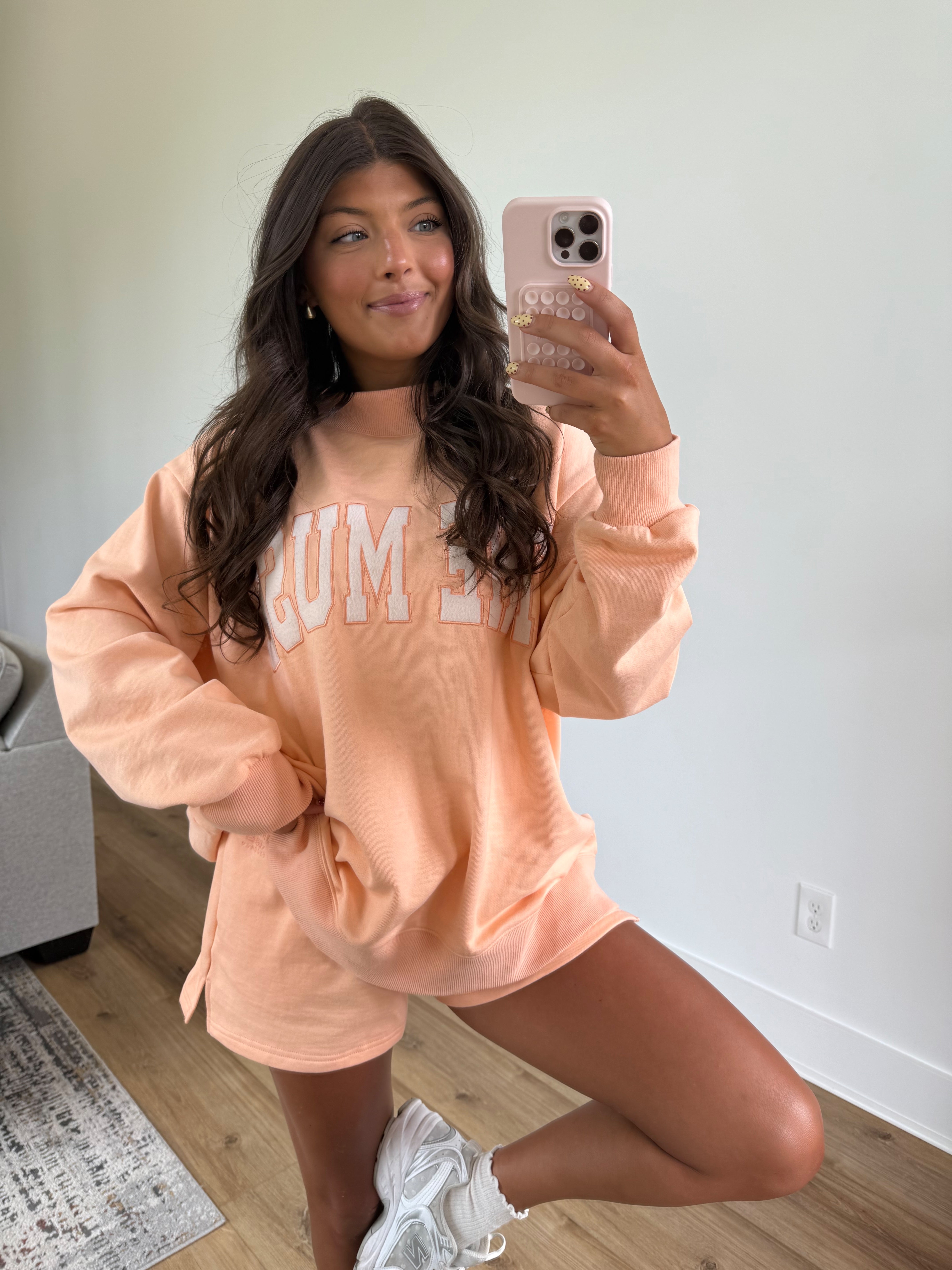 Starburst Orange Sweat Shorts
