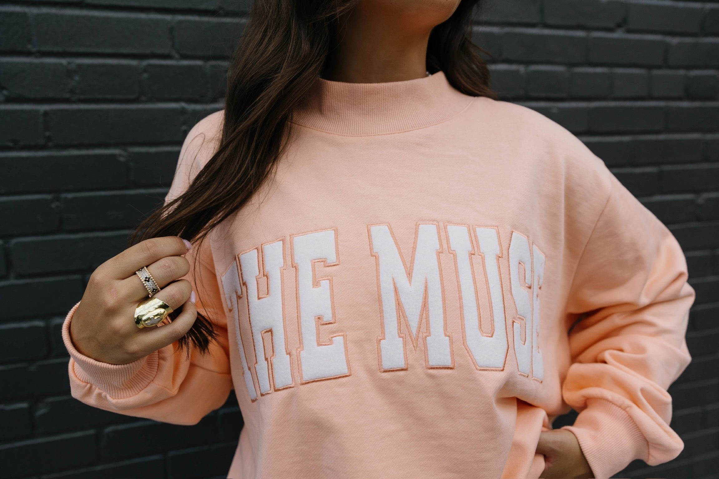 The Muse Mockneck (Starburst Orange)