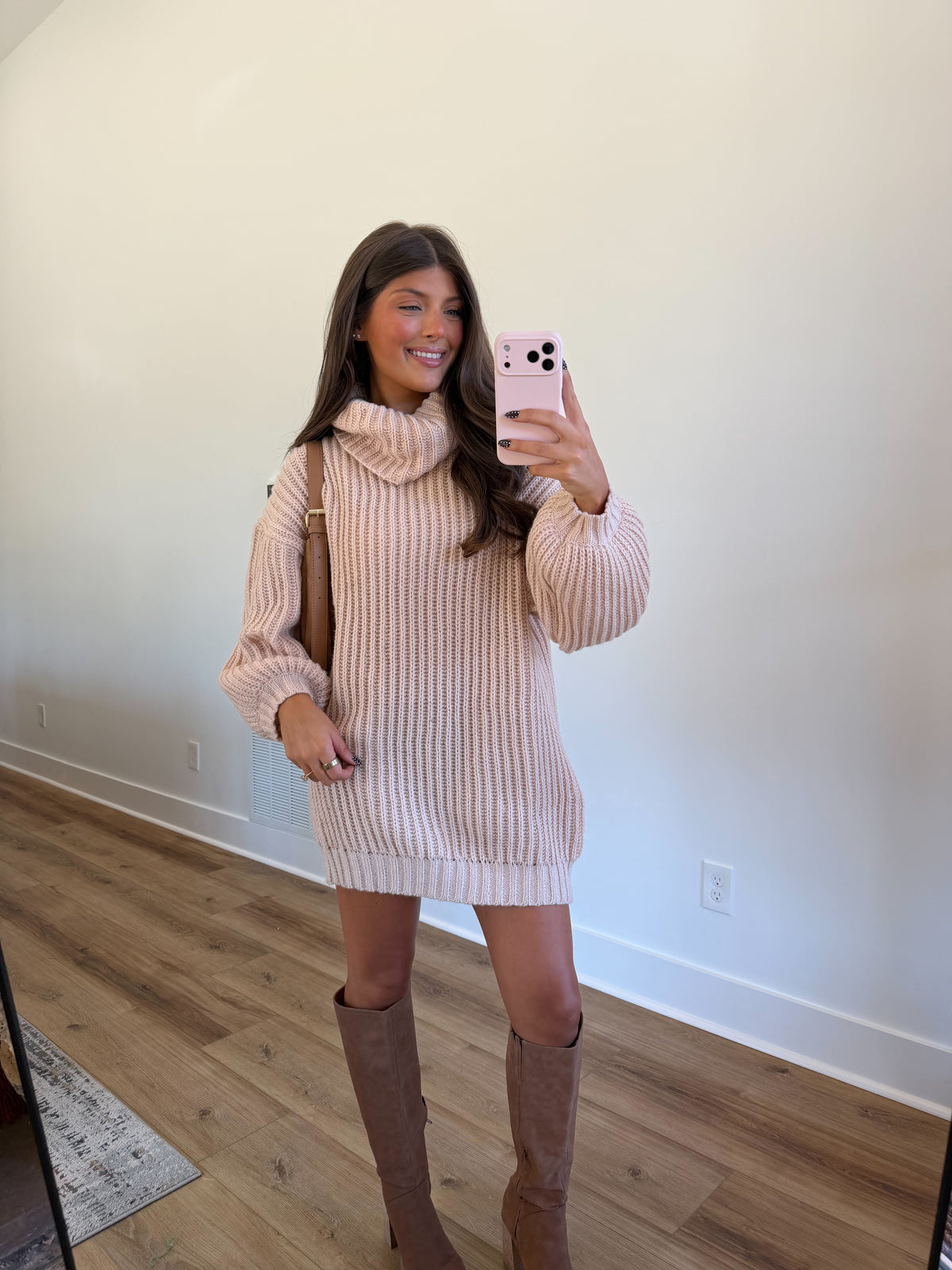 Vanilla Latte Sweater Dress