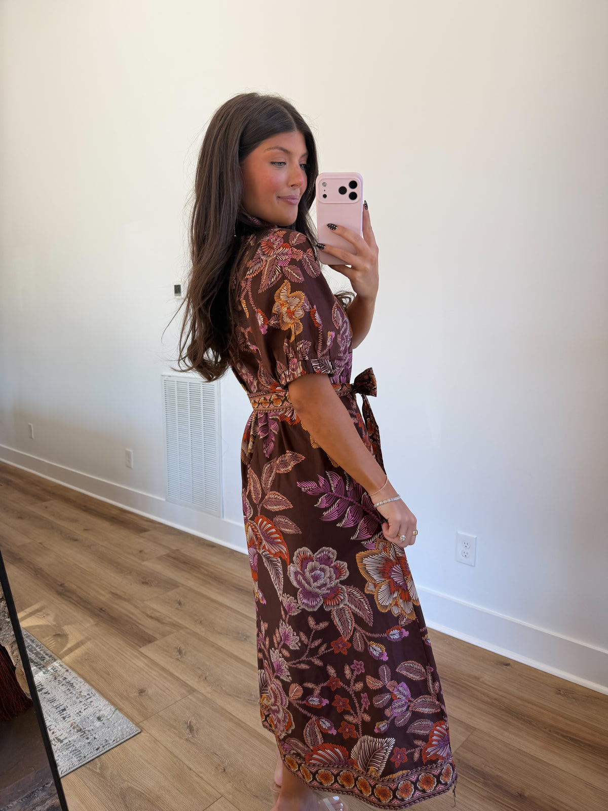 Fall Tapestry Midi Dress