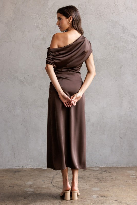 The Espresso Evening Dress