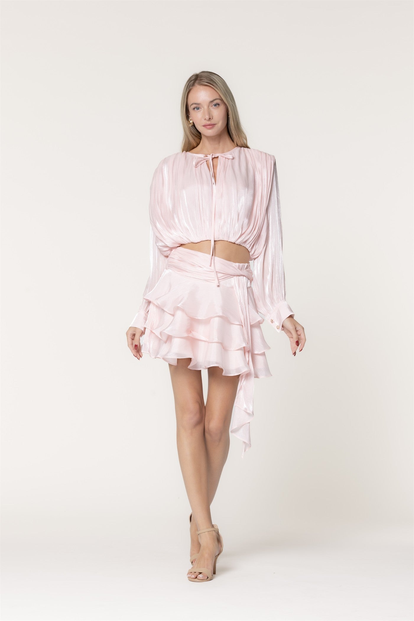 Rosé Ruffles Set