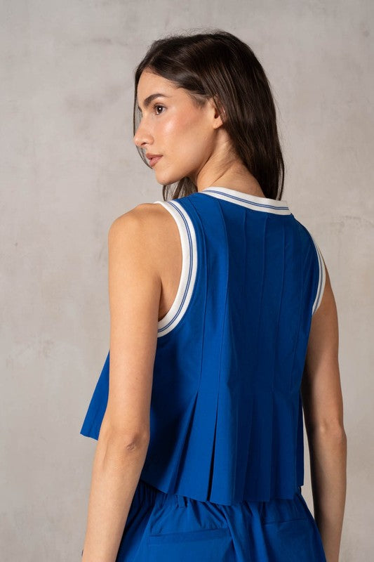 Royal Blue Rally Skort Set