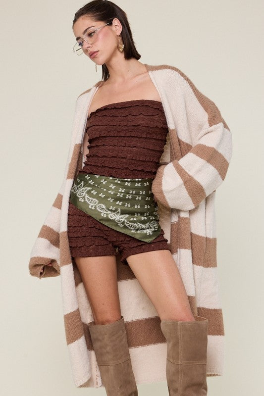 The Maison Stripe Cardigan