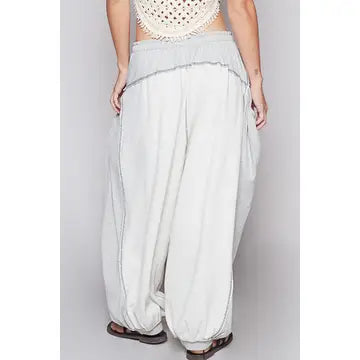 Grey Stitch Pant