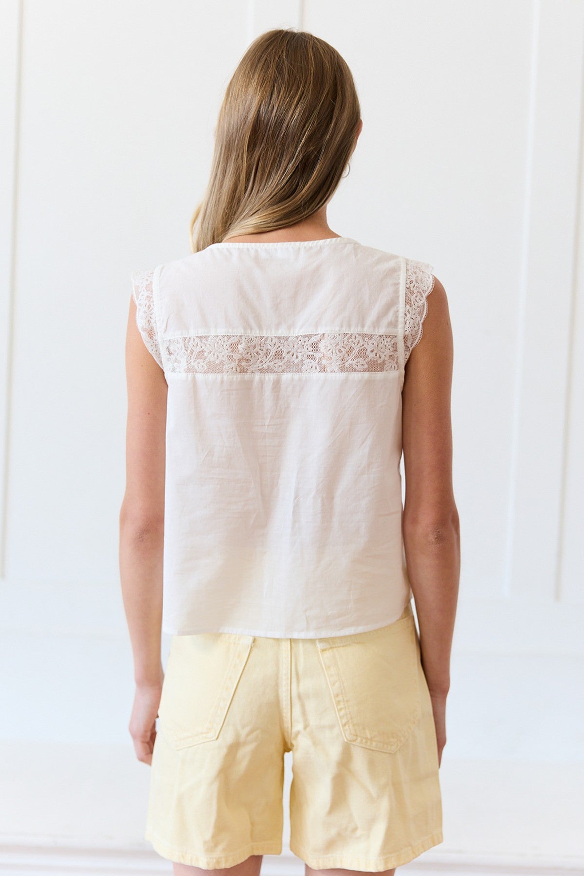 Lace Trim Blouse
