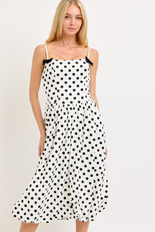 Chateau Bow Midi Dress
