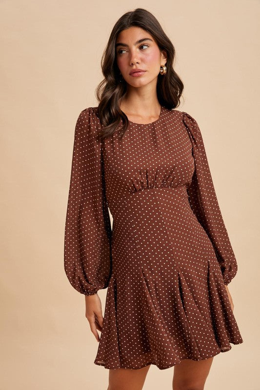 Harlin Polka Dot Mini Dress